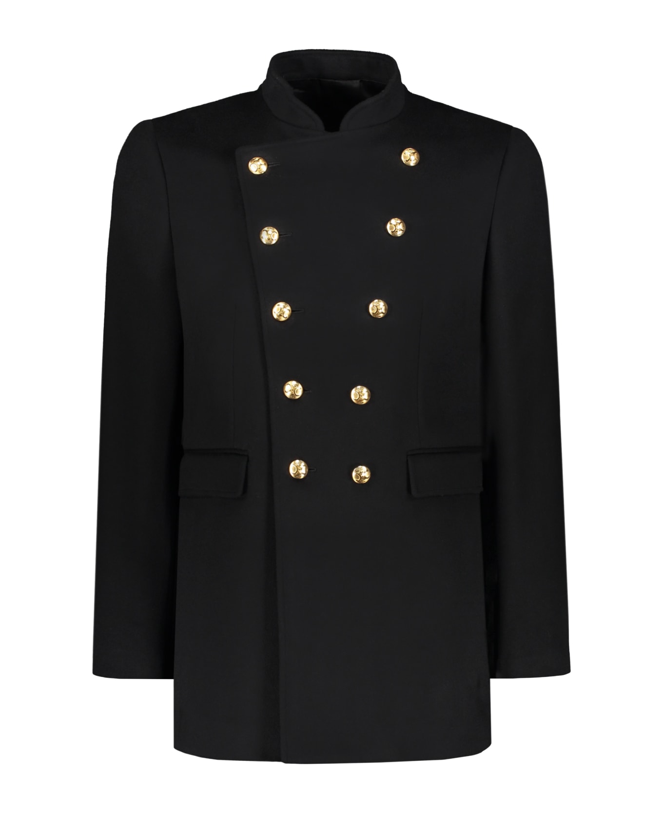 Celine Wool Coat - black