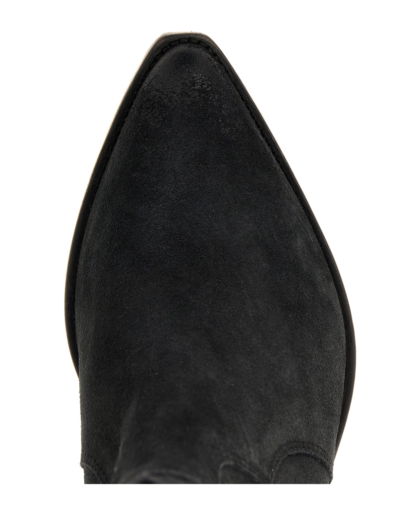 Isabel Marant Dewina Suede Ankle Boots - FADED BLACK