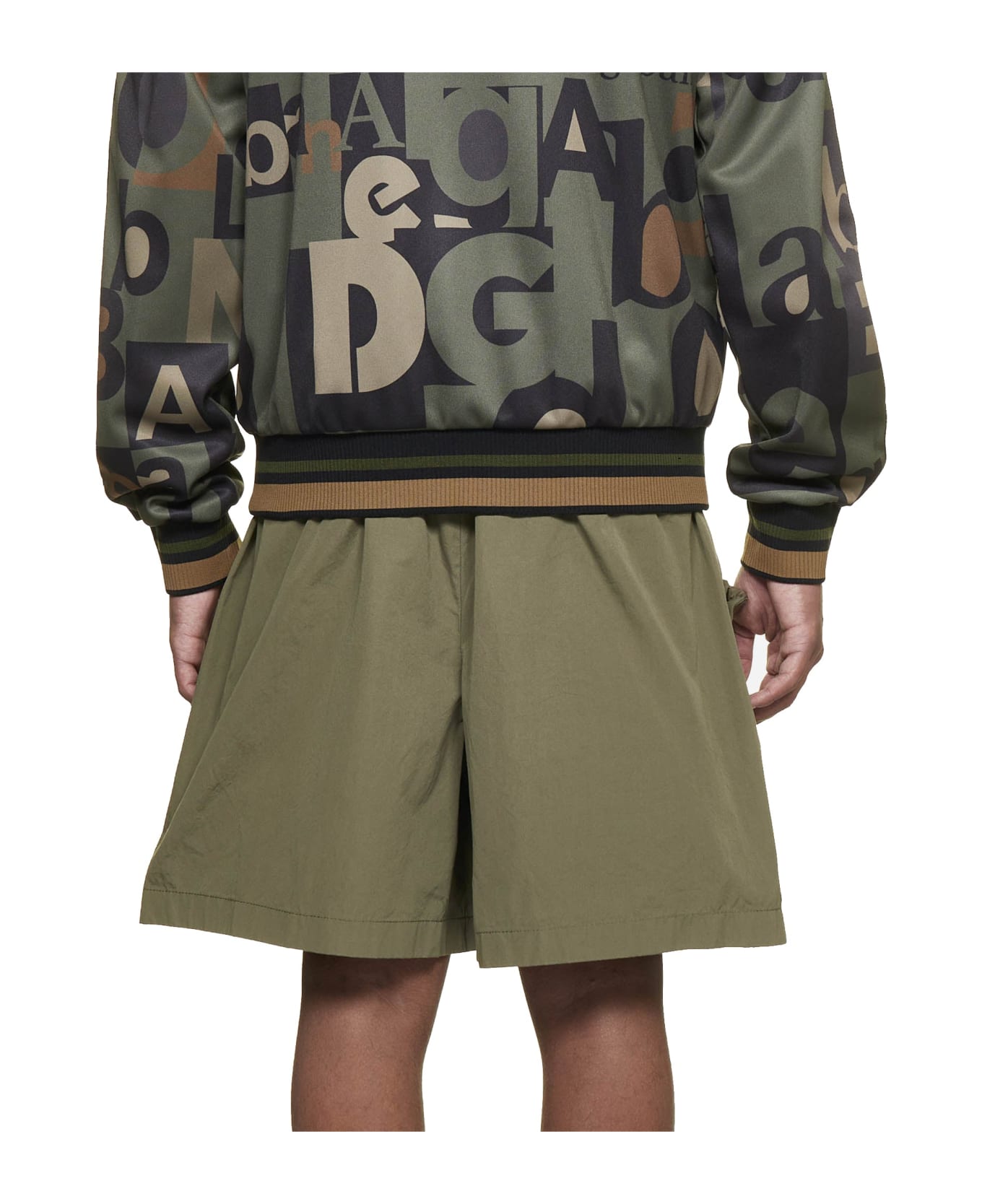 Dolce & Gabbana Cotton Shorts - Green ショートパンツ