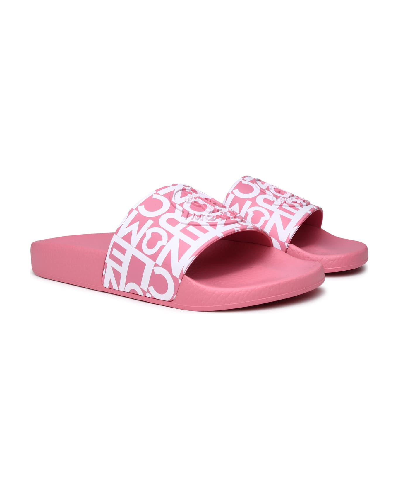 Moncler Jane Rose Rubber Slippers - Pink サンダル