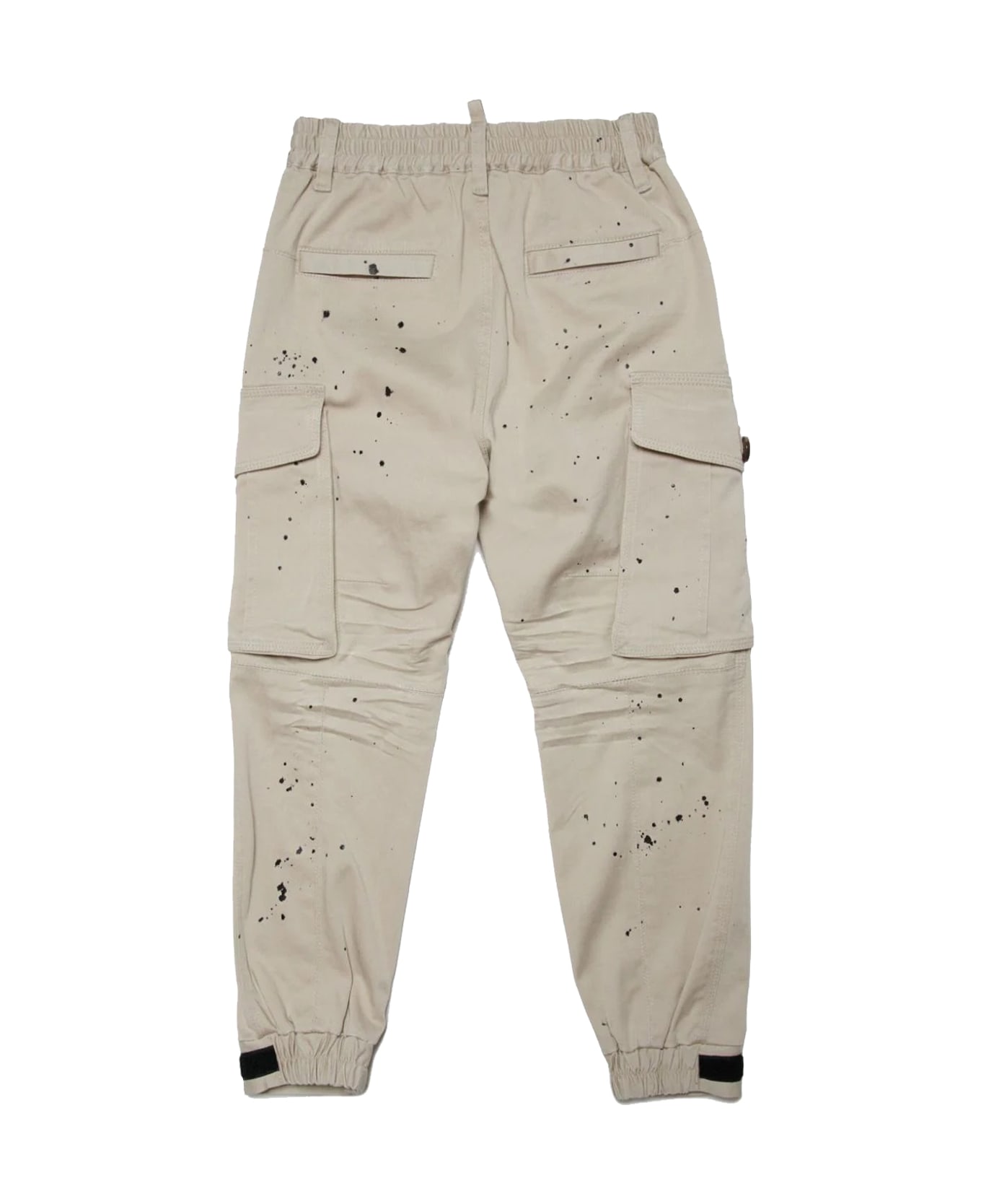 Dsquared2 Pants With Print - Beige