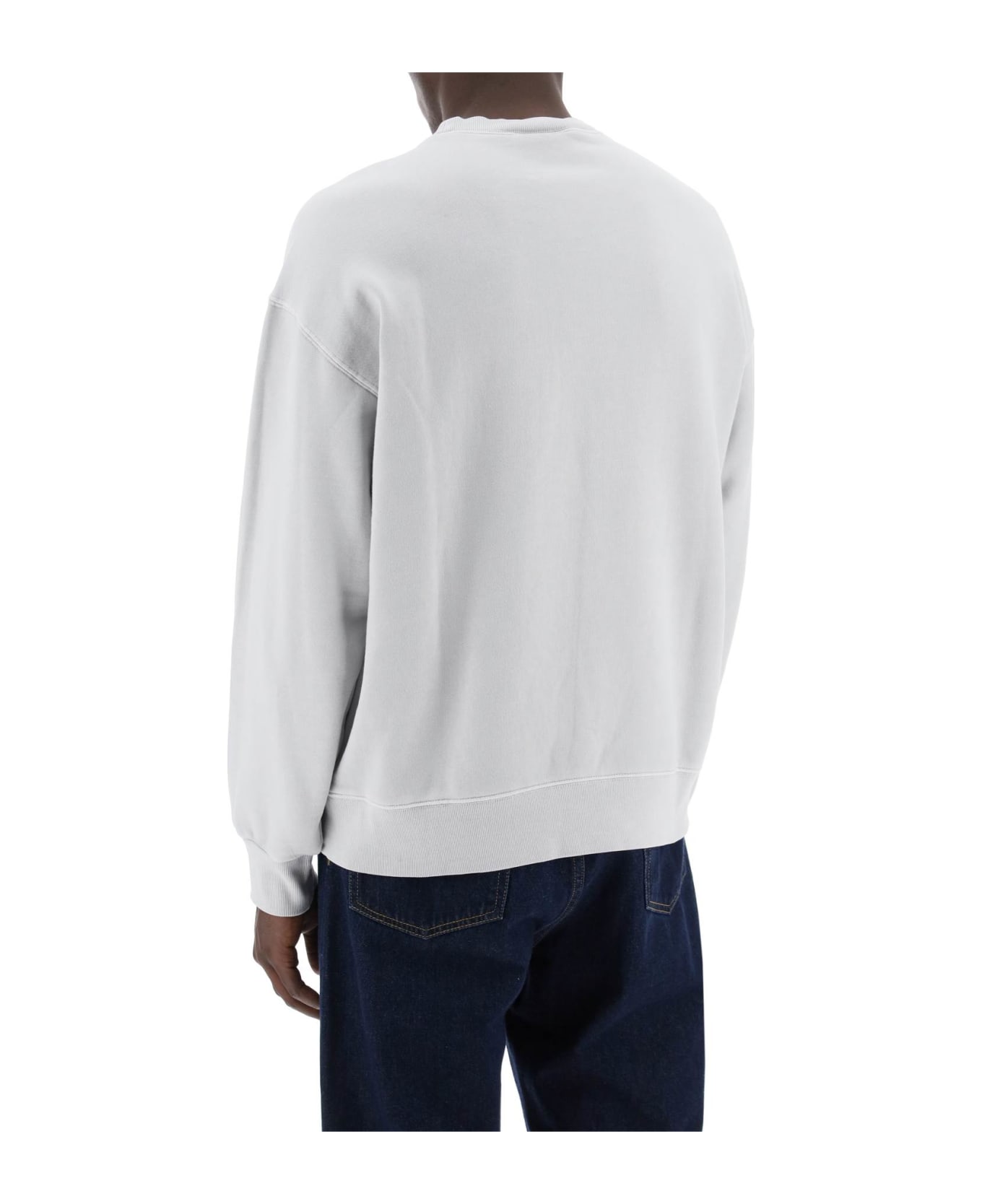 Carhartt Nelson Crew-neck Sweatshirt - Ye.gd Sonic Silver Garment Dyed