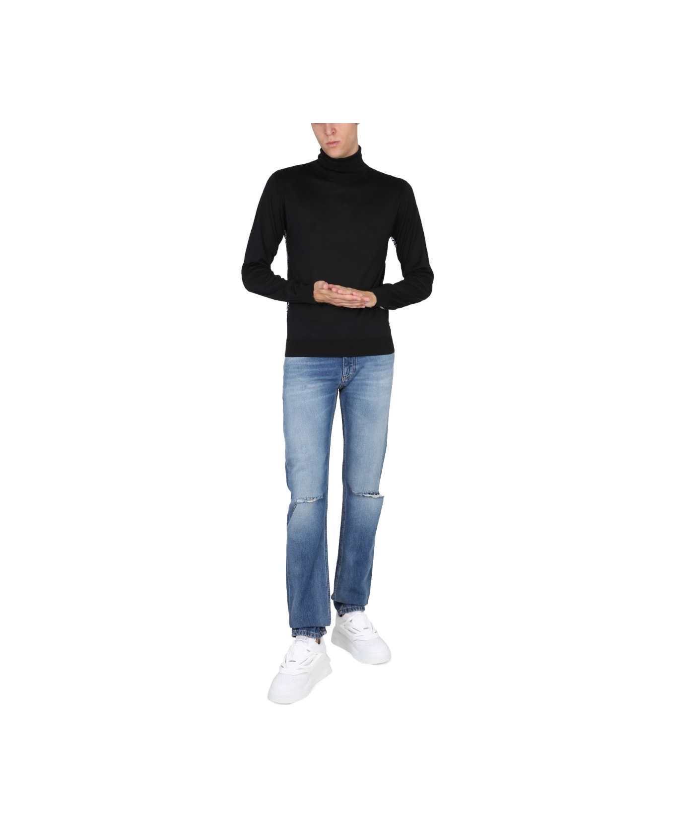 Versace Jeans Con Patch Logo - DENIM