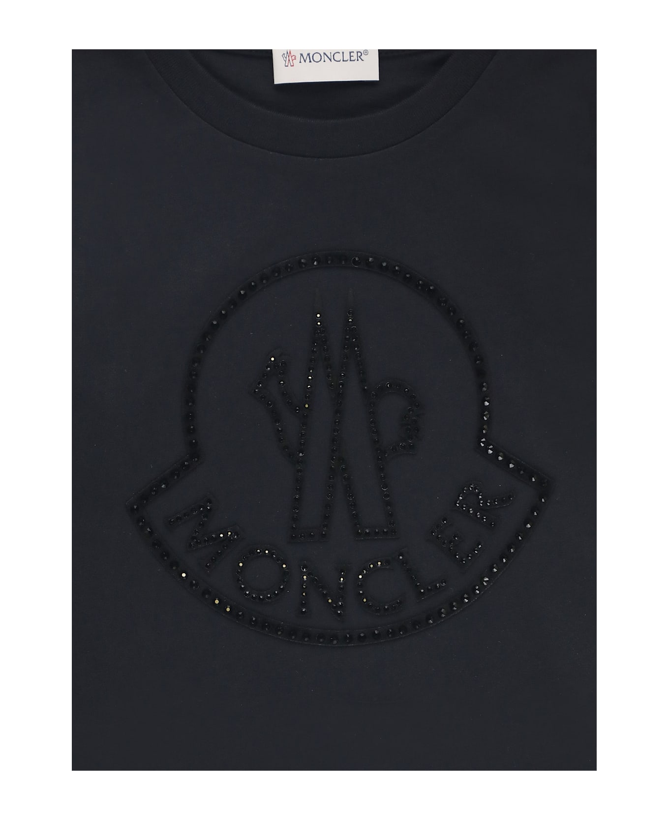 Moncler T-shirt With Logo - Black