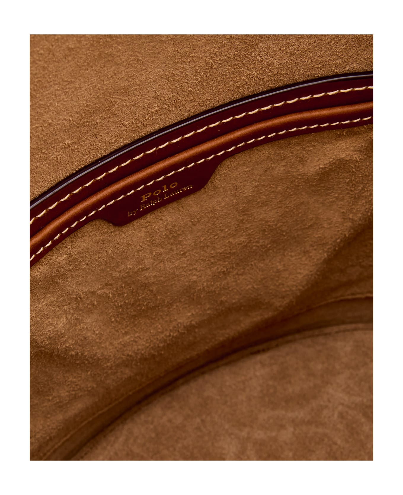Polo Ralph Lauren Medium Bucket Leather Shoulder Bag - Brown