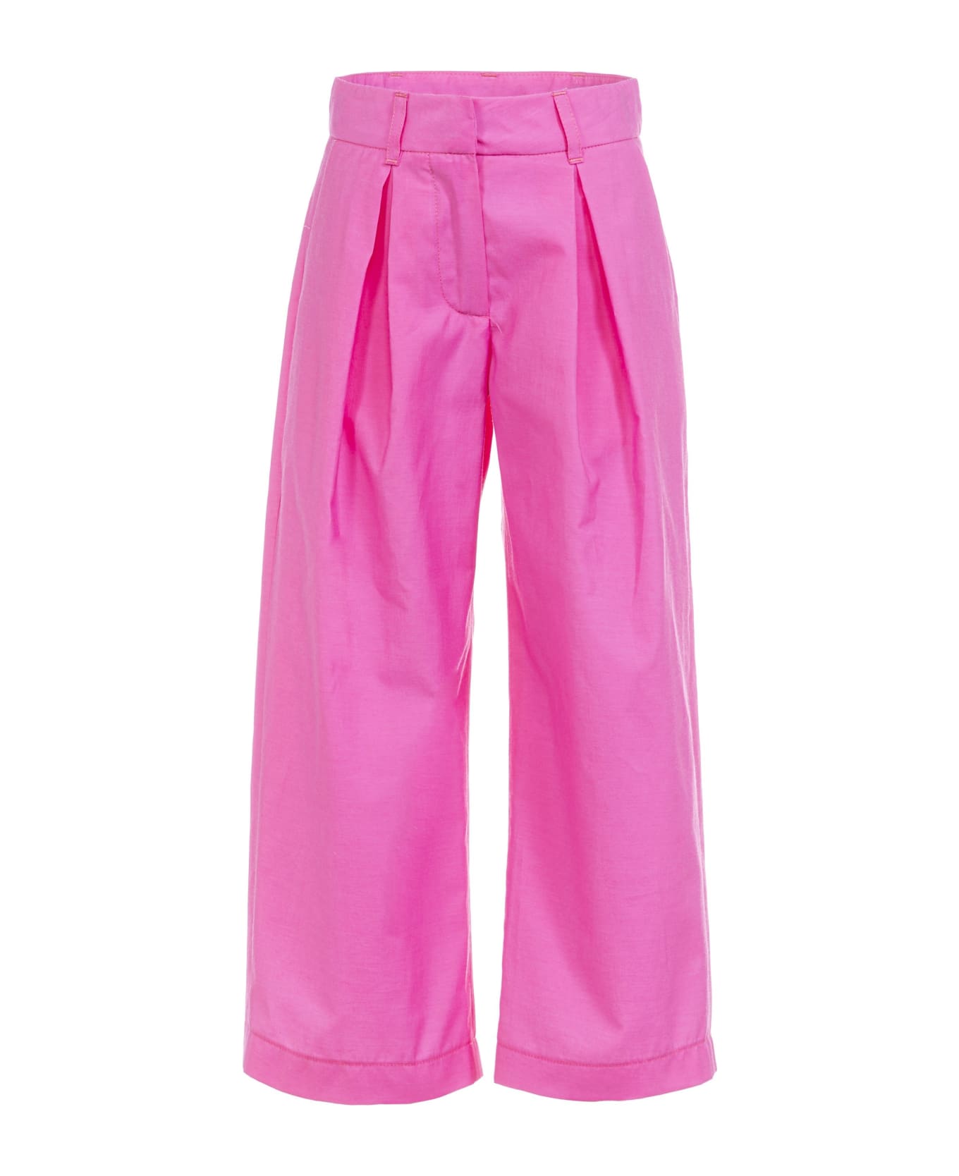 Pucci High Waisted Trousers - Fucsia ボトムス