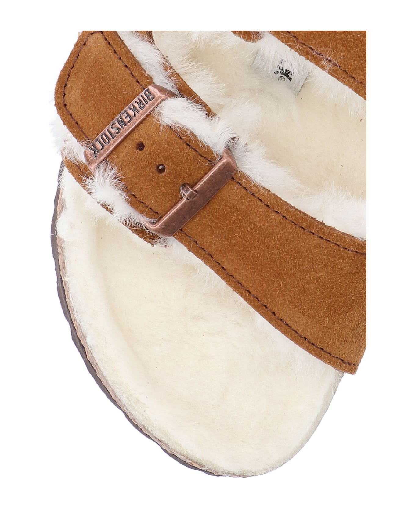 Birkenstock 'arizona' shearling Sandals - Brown