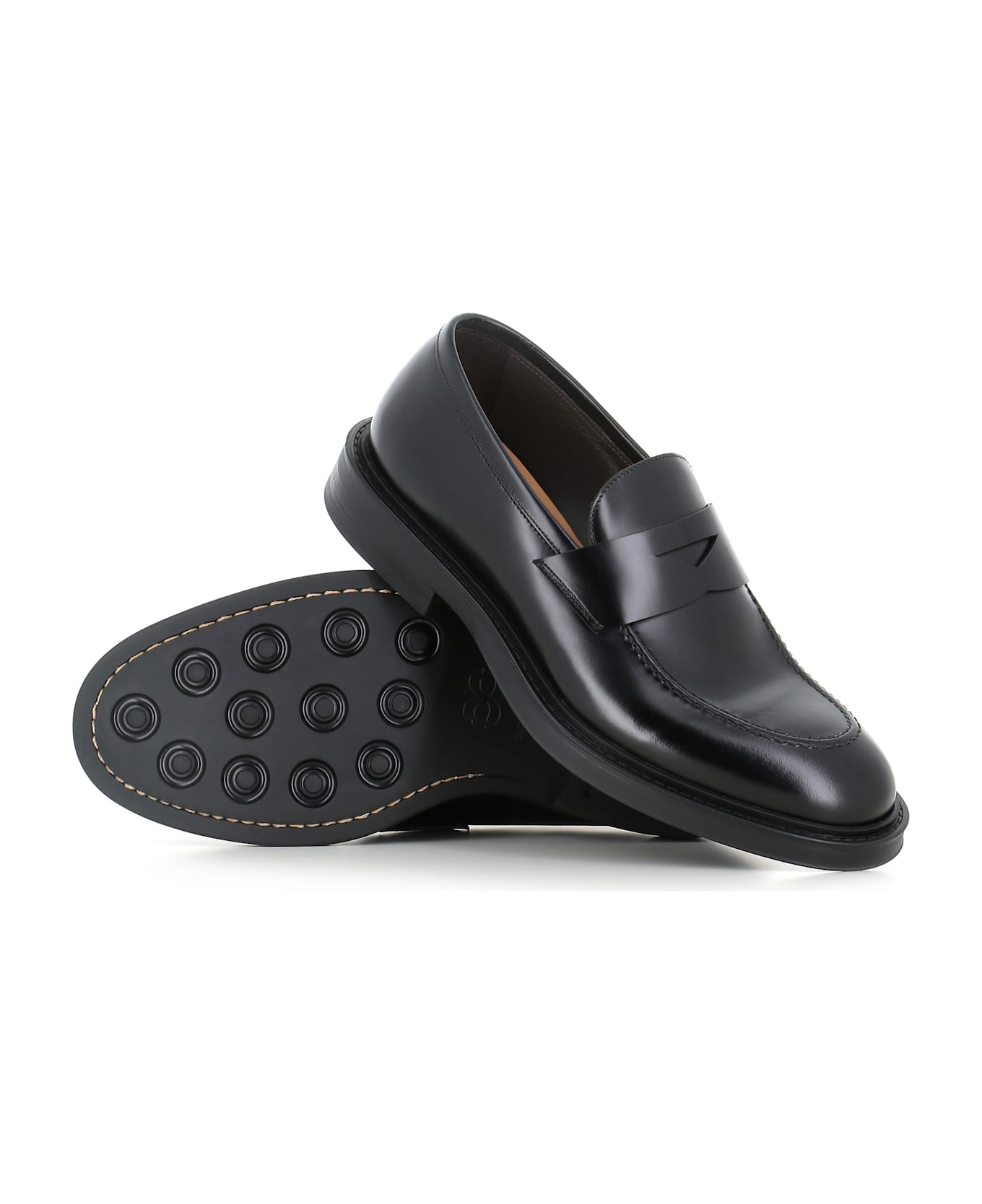 Green George Loafer 9017/2920 - Black
