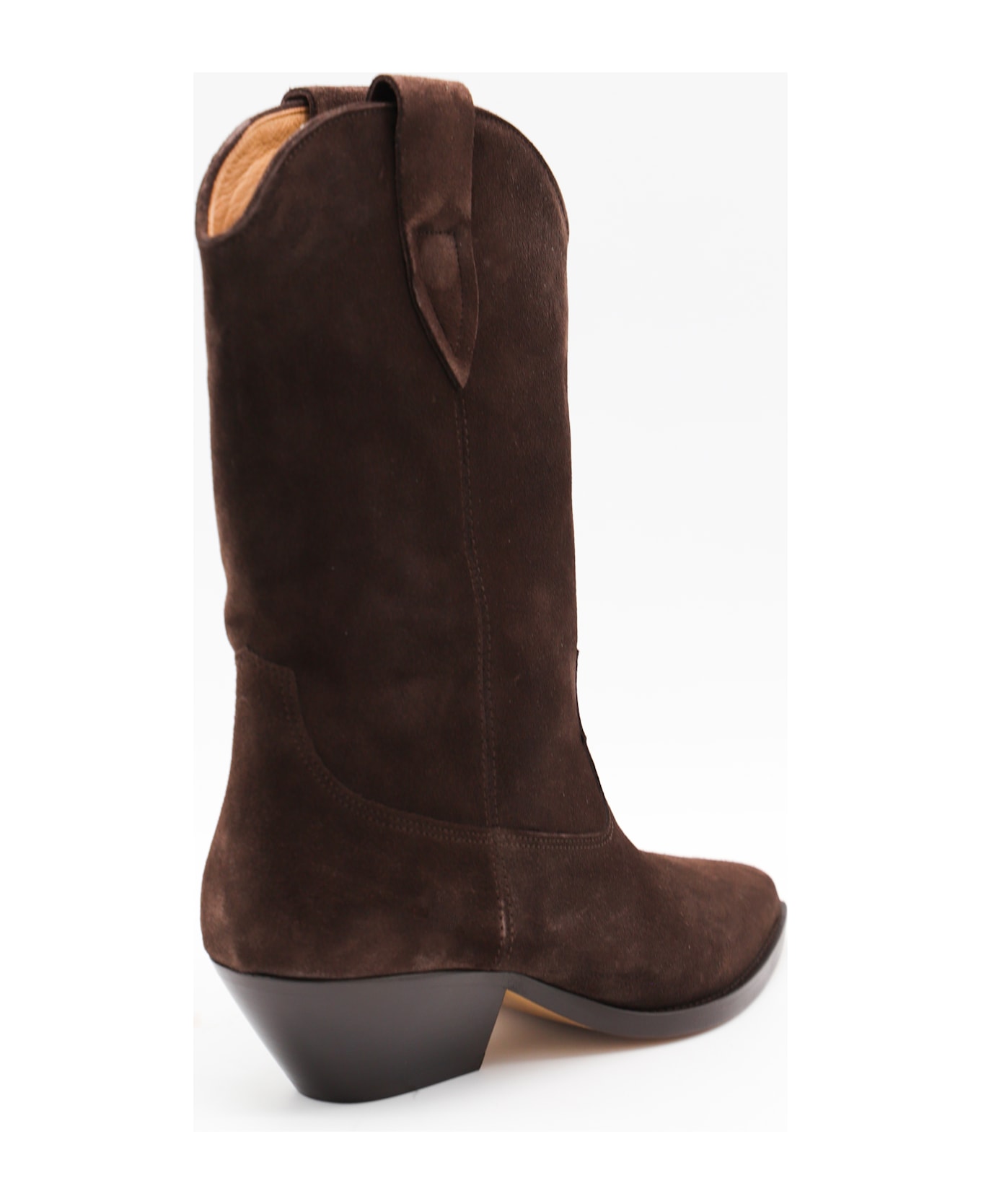 Isabel Marant Dark Brown Leather Duerto Boots - Brown