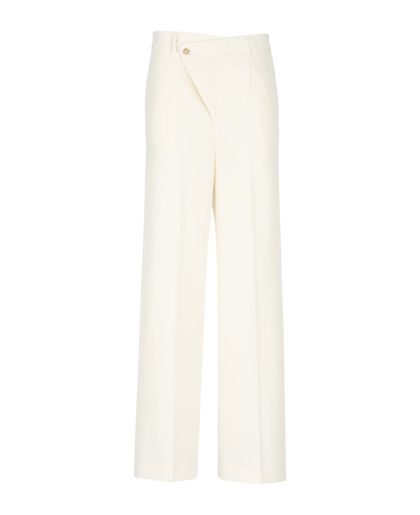 MM6 Maison Margiela Virgin Wool Blend Pants - Ivory