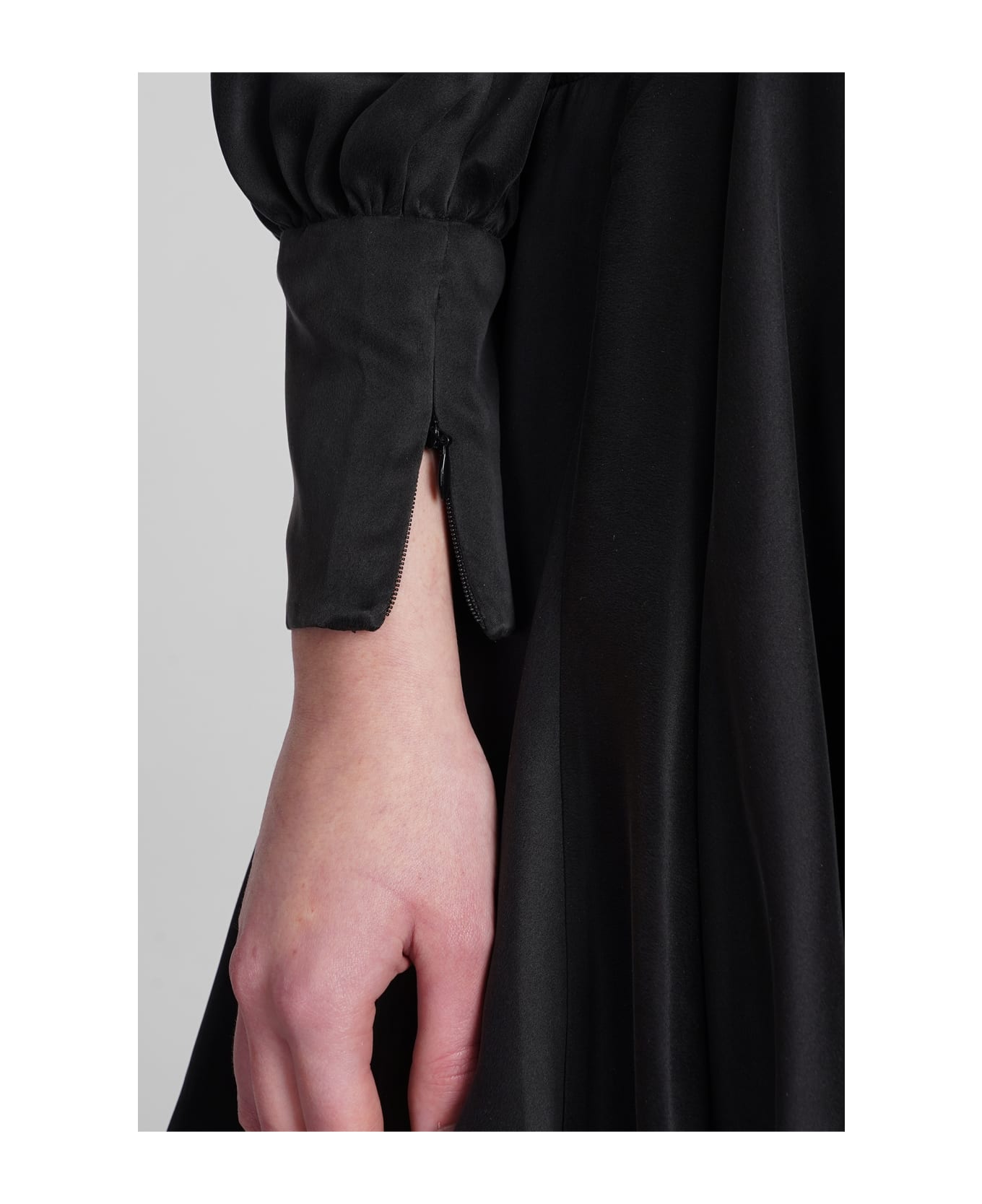 Zimmermann Dress In Black Silk - black ワンピース＆ドレス