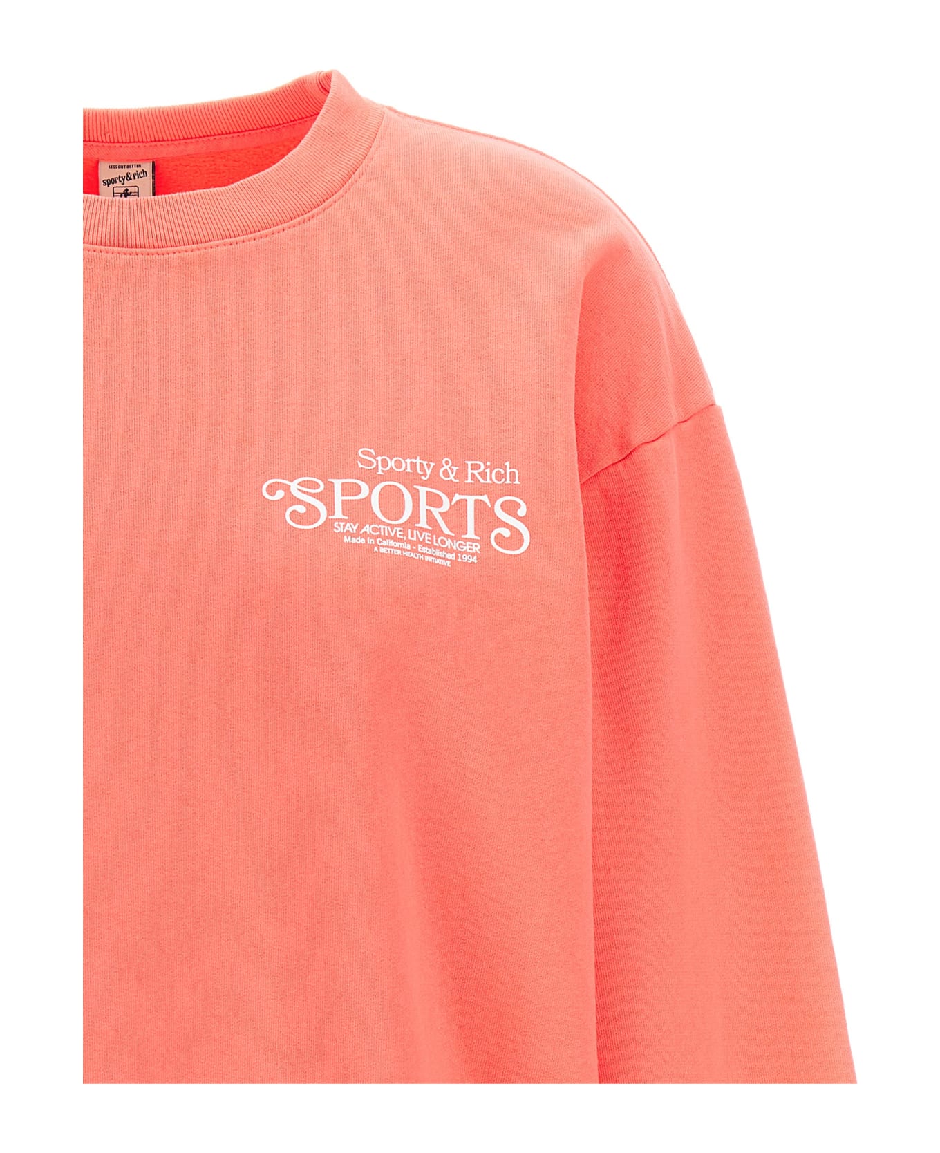 Sporty 
Rich 
sports
 Sweatshirt - Pink