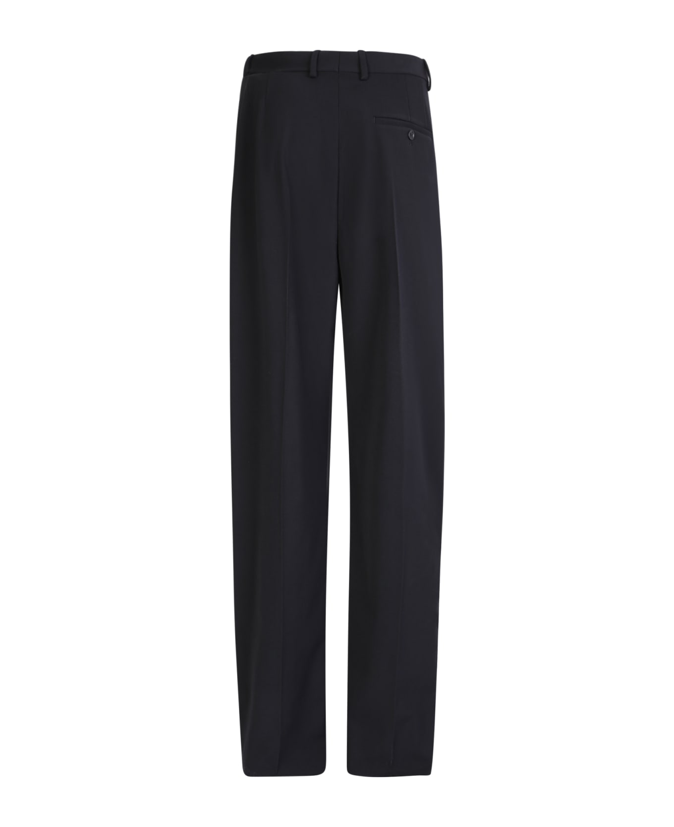 Balenciaga Black Tailored Large Fit Trousers - Black