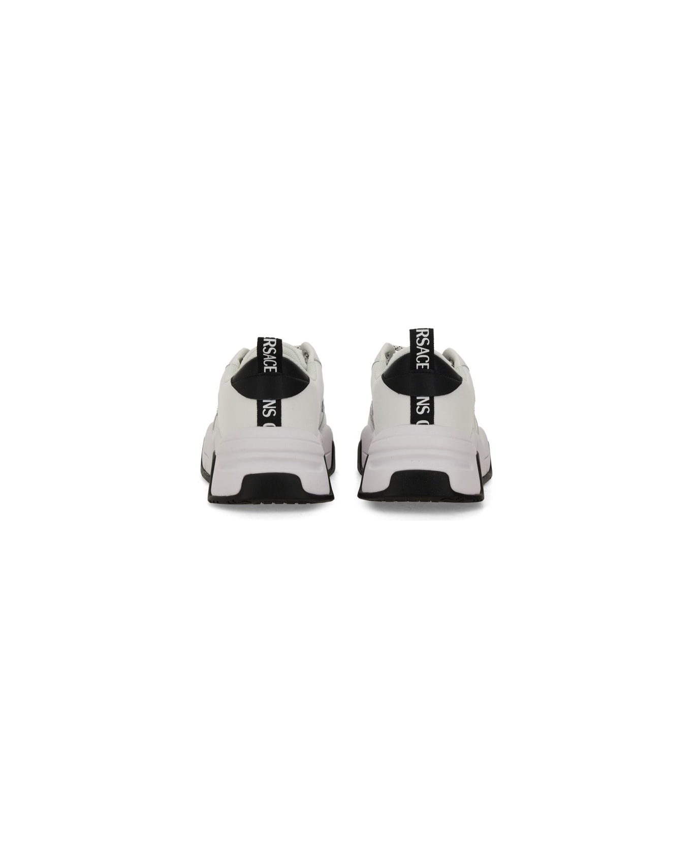 Versace Jeans Couture Sneaker With Logo - WHITE