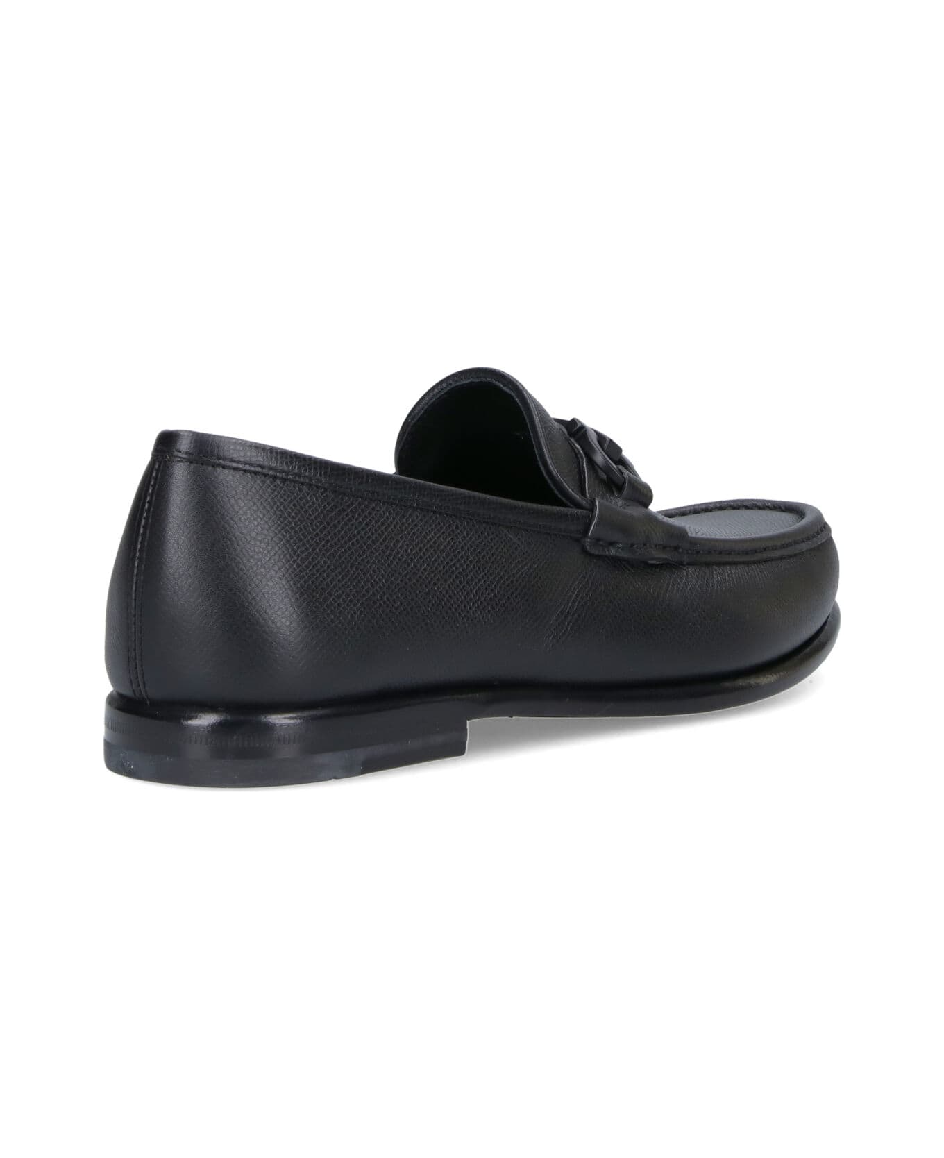 Ferragamo "gancini "loafers - Black  