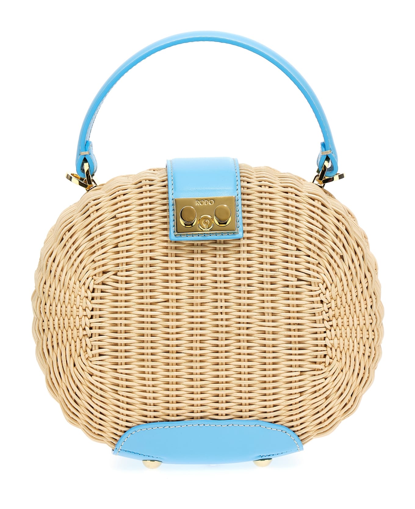 Rodo Pore-shaped Handbag - Light Blue トートバッグ