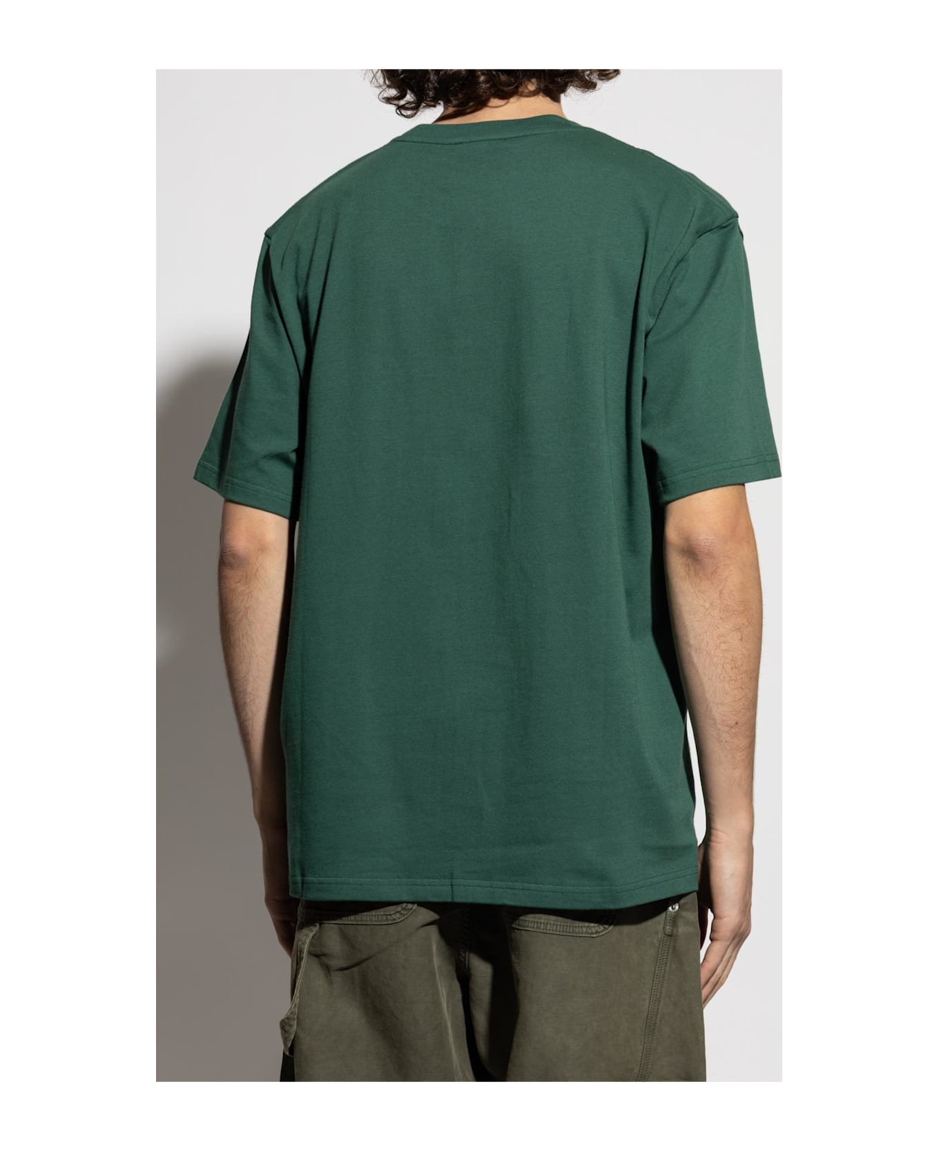 J.W. Anderson Jw Anderson T-shirt With Embossed Logo - Verde