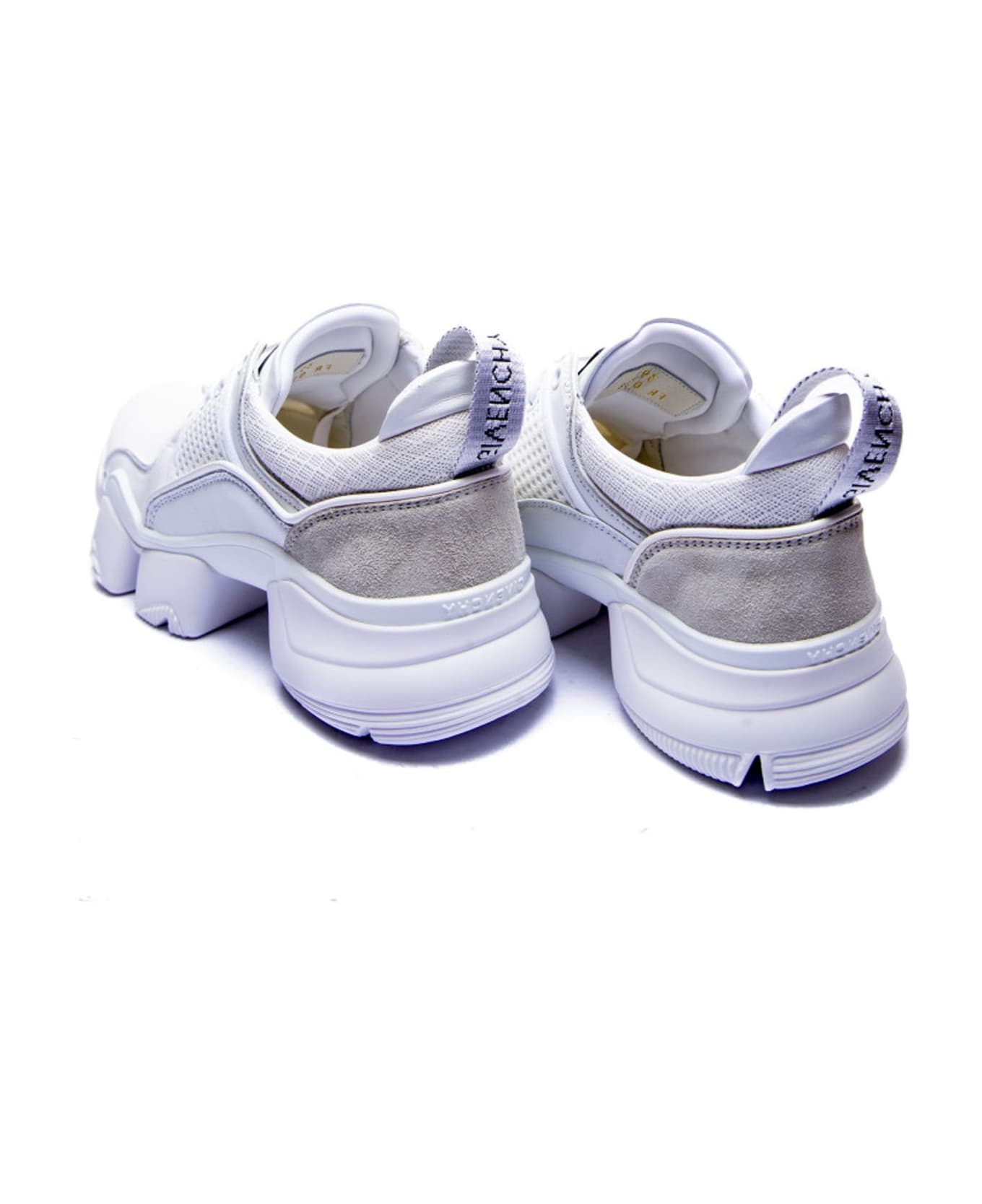 Givenchy Jaw Leather Sneakers - White スニーカー