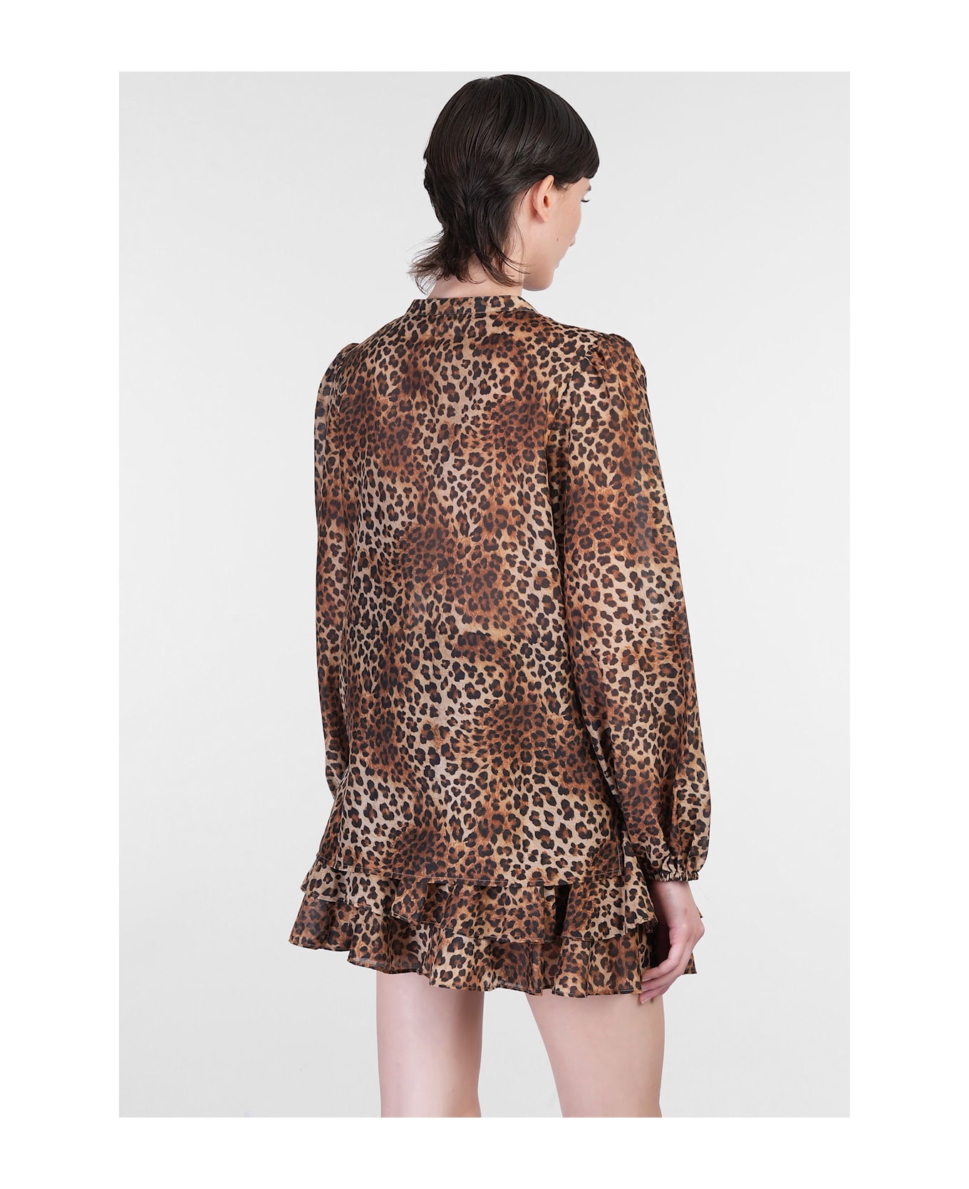 MC2 Saint Barth Harper Blouse In Animalier Cotton - Animalier