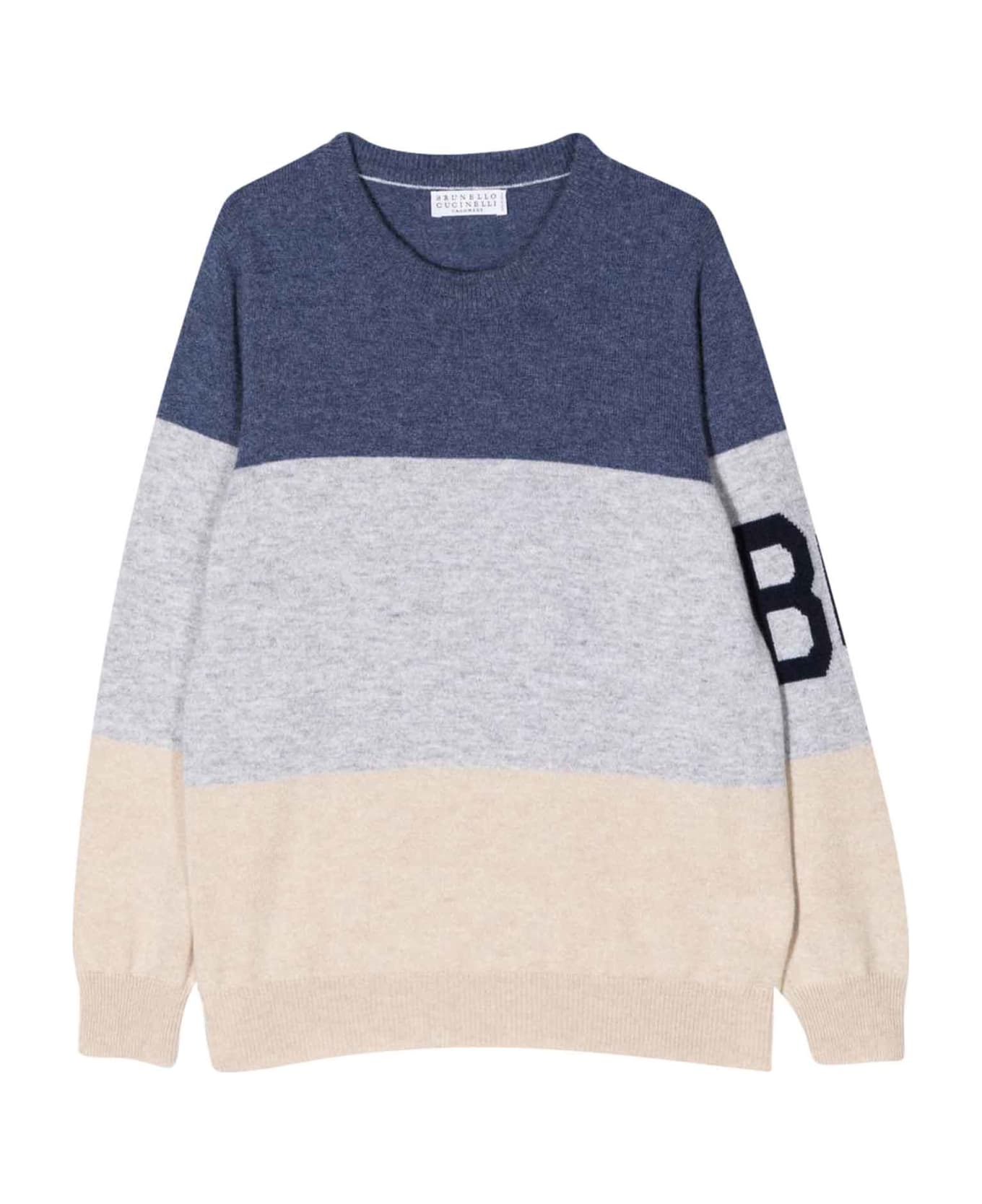 Brunello Cucinelli Multicolor Sweater Teen Boy - Multicolor
