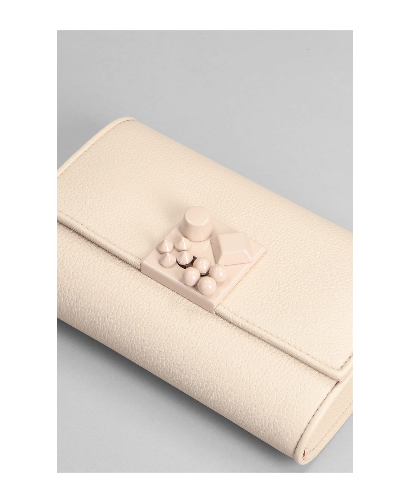 Christian Louboutin Carasky Shoulder Bag In Powder Leather - powder クラッチバッグ