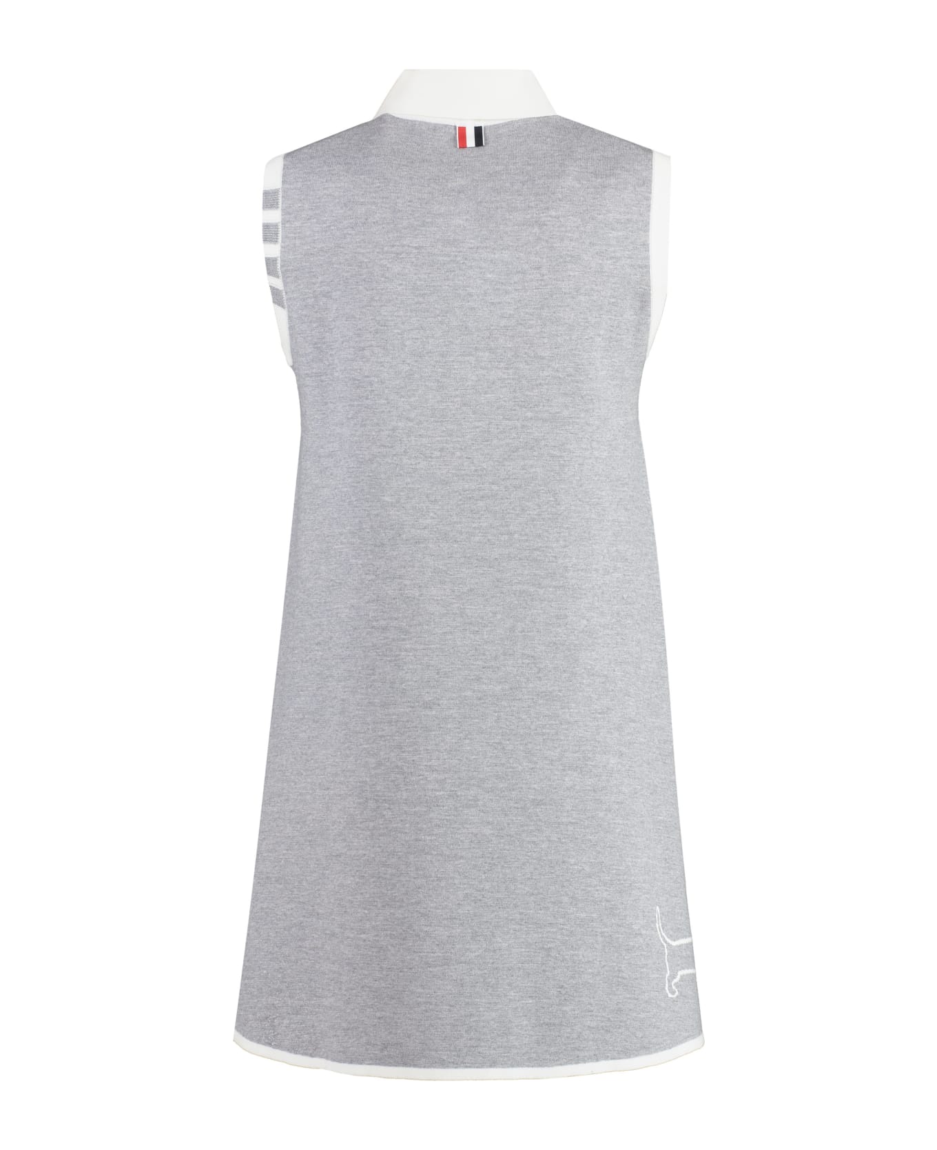 Thom Browne Virgin Wool Dress - grey ポロシャツ