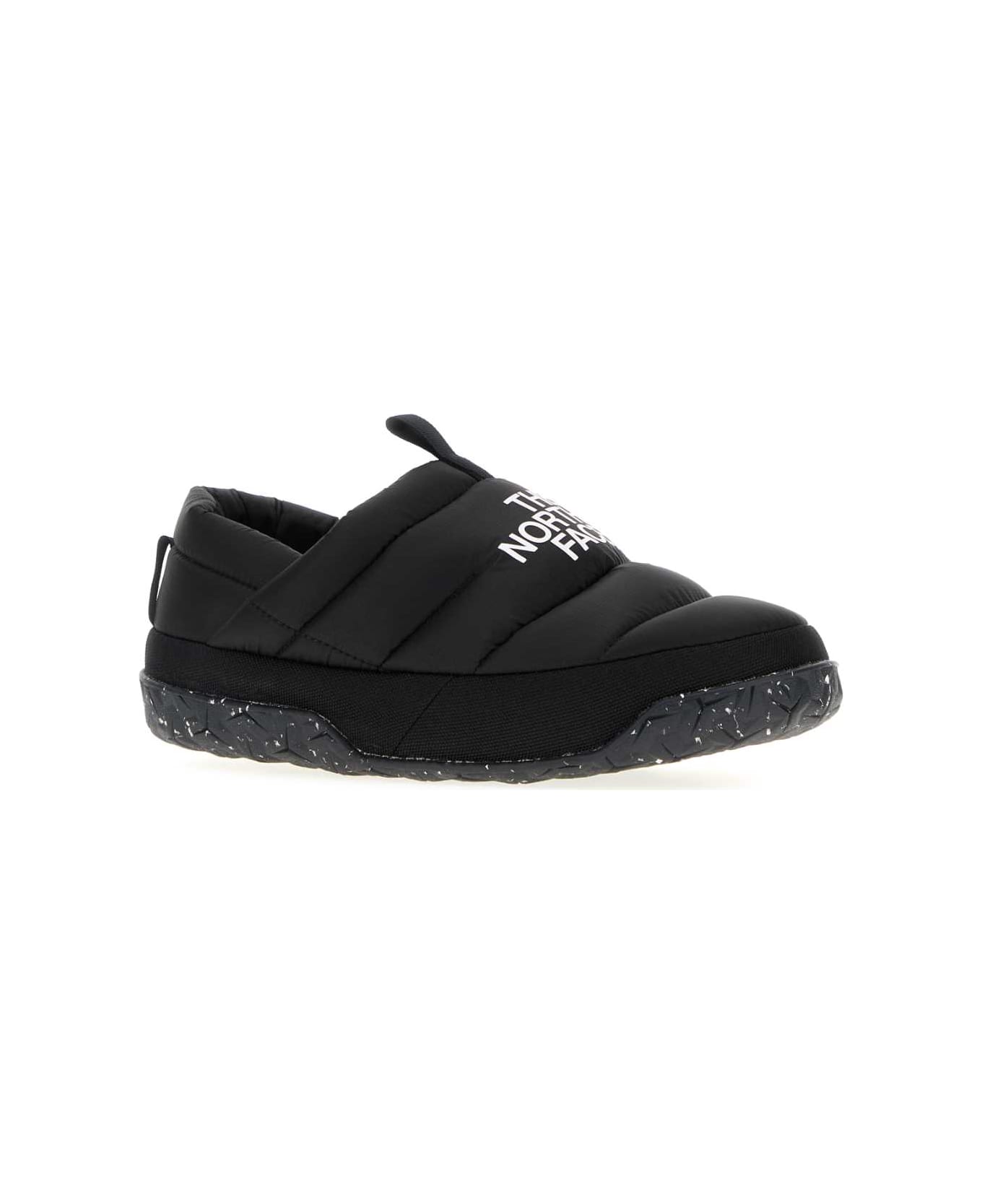The North Face Black Ripstop Nuptste Slippers - TNF BLACK/TNF WHITE