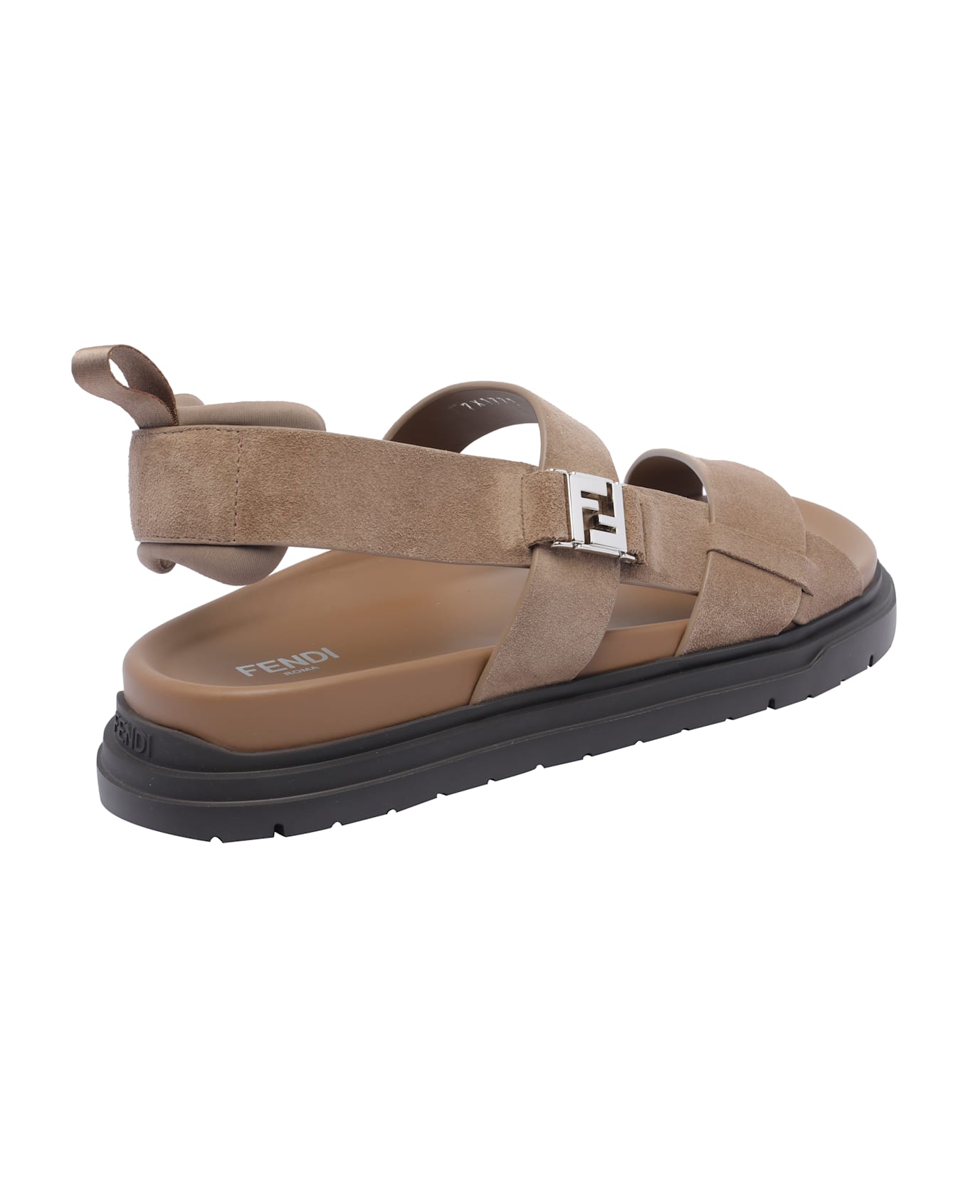 Fendi Ff Sandals - Beige