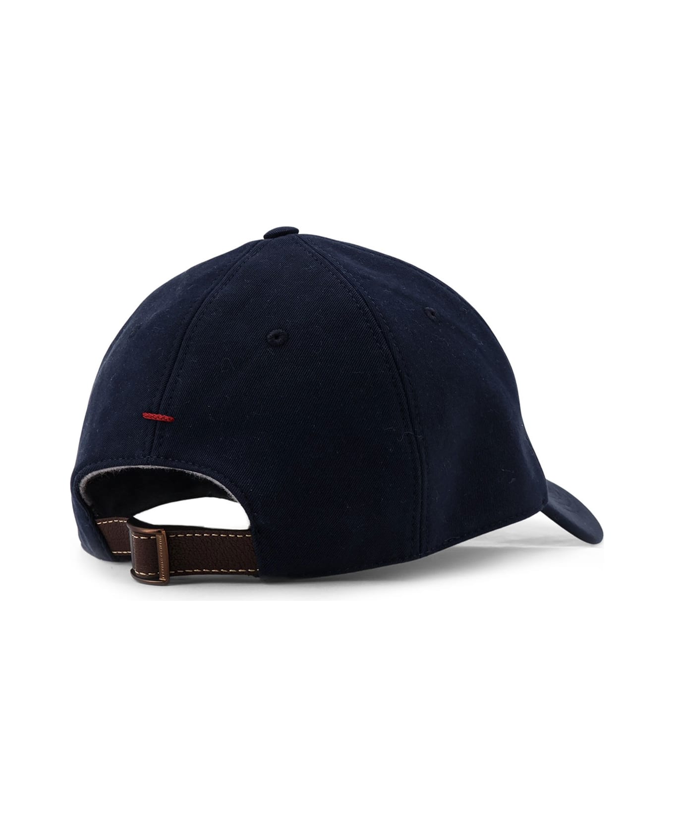 Brunello Cucinelli Cotton Baseball Hat - NAVY GRIGIO MEDIO