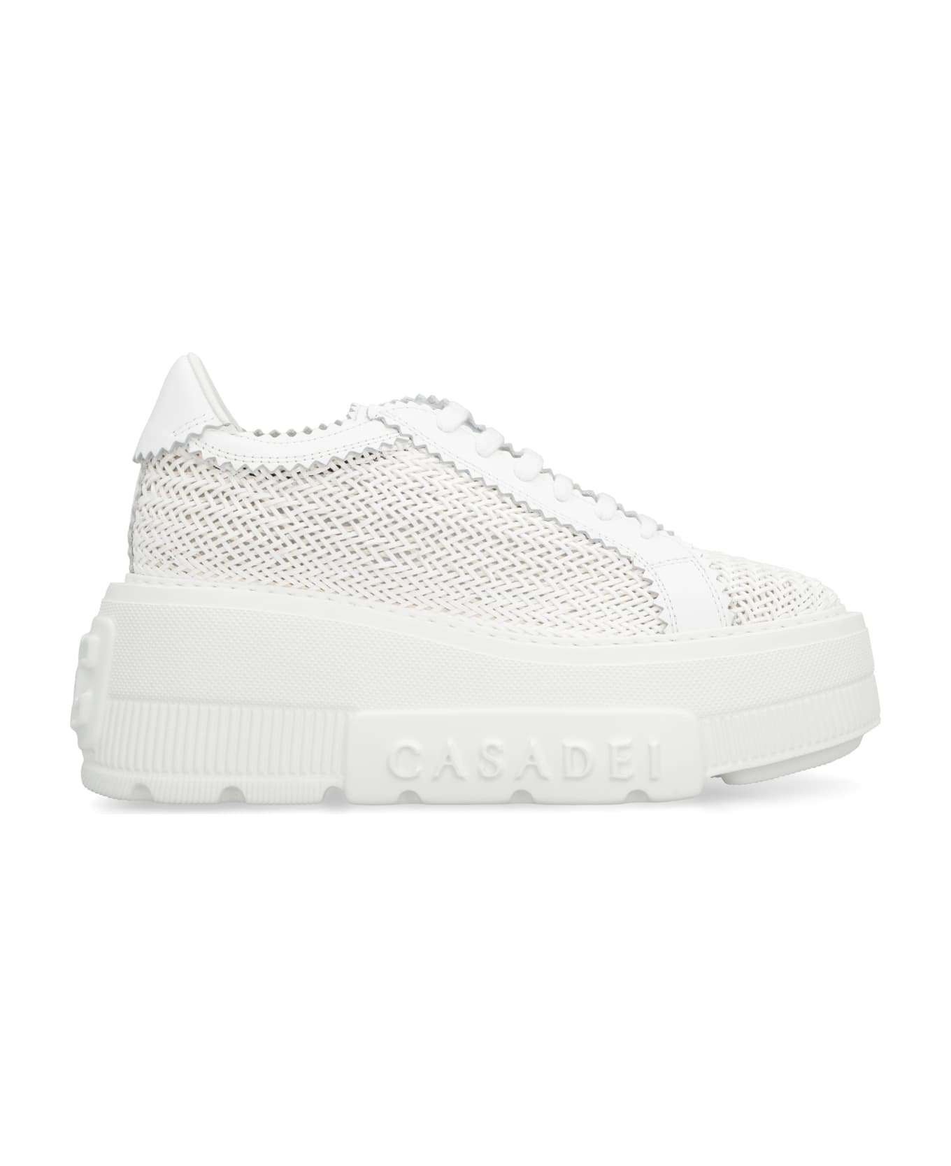 Casadei Hanoi Platform Sneakers - White