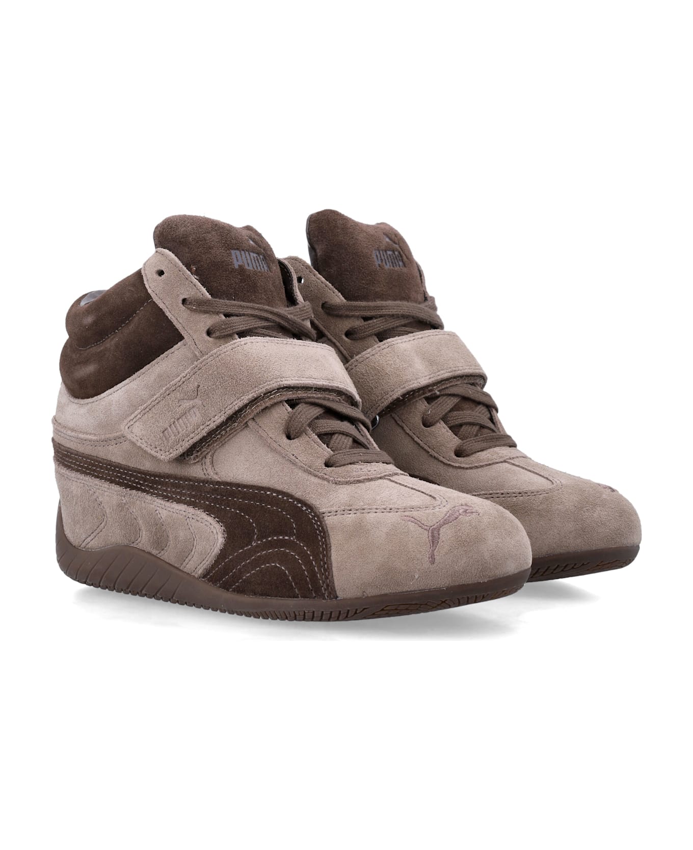 Puma Speedcat Wedge Women S Sneakers - TAUPE-CHOCOLATE
