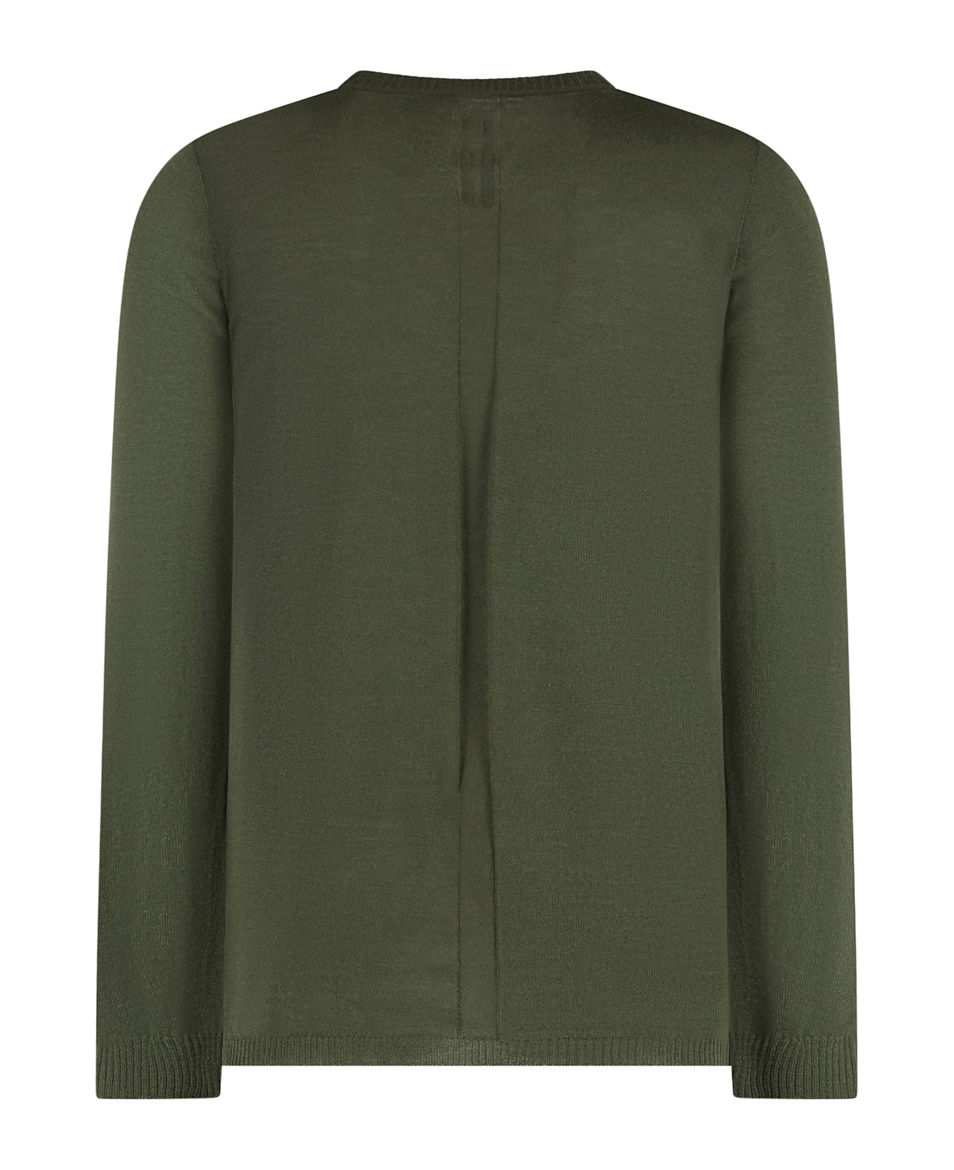 Rick Owens Virgin Wool Crew-neck Sweater - green