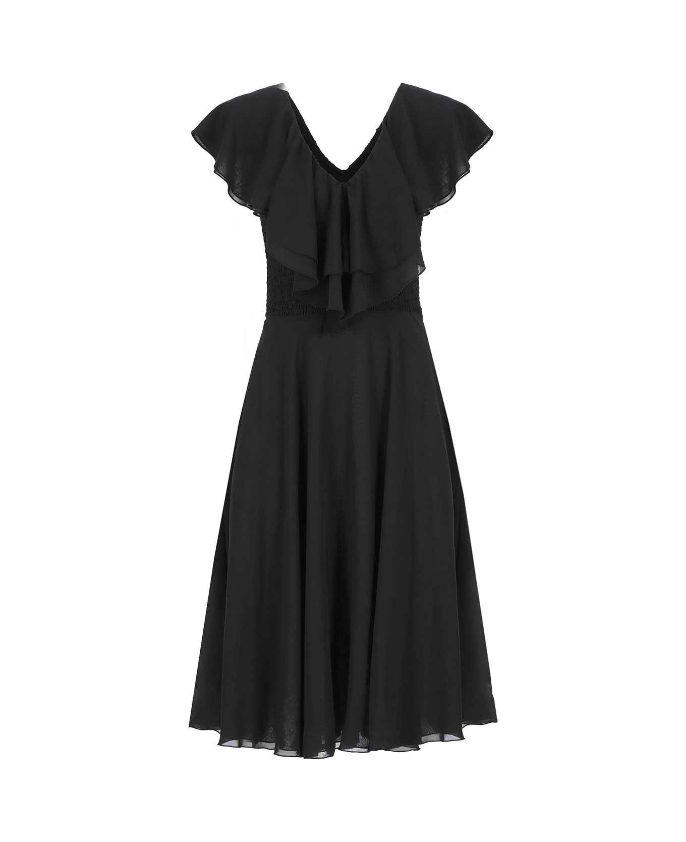 Rotate by Birger Christensen Dress With Ruffles - Black