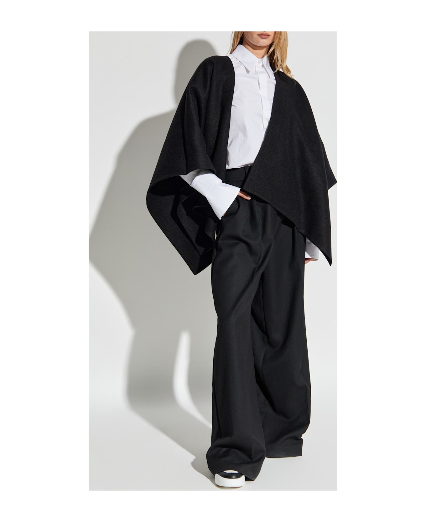 Max Mara Poncho 
serra
 - Black