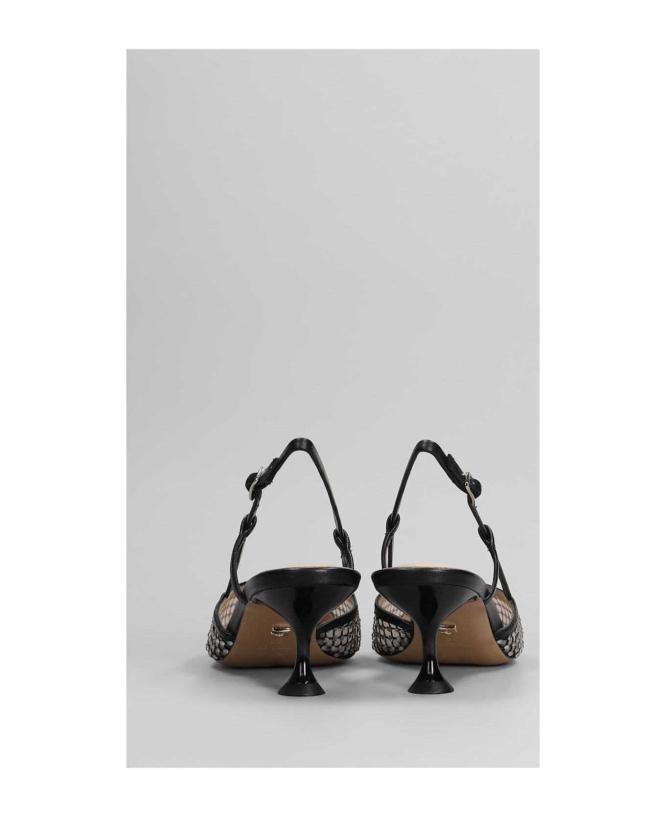 Lola Cruz Carmen Pump 55 Pumps In Black Leather - black
