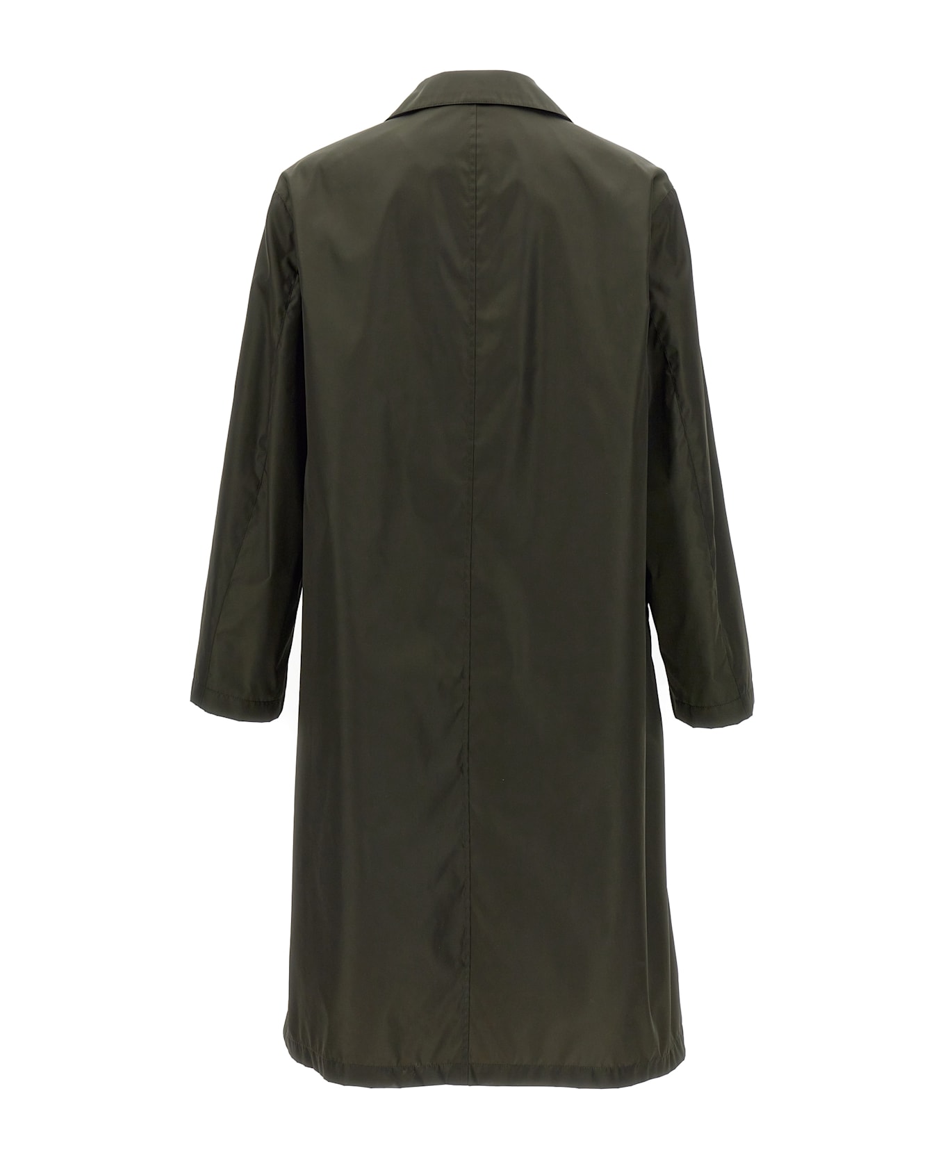 Jil Sander Single-breasted Trench Coat - Green
