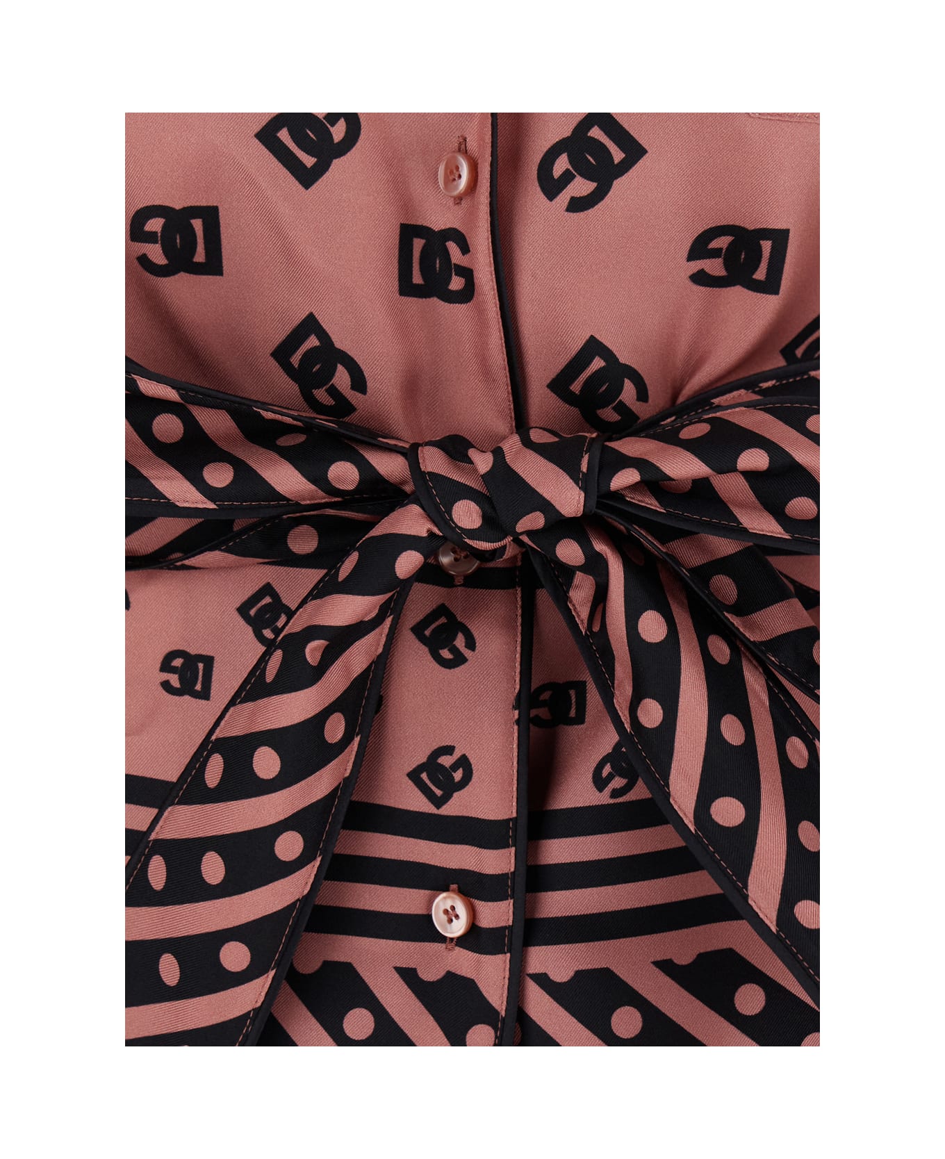 Dolce 
Gabbana Silk Shirt - Pink