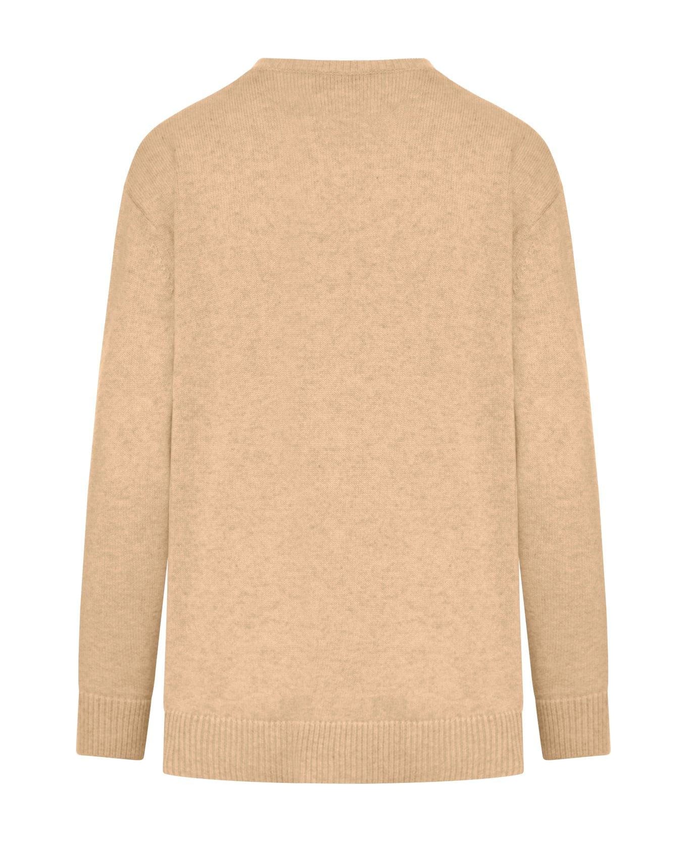 Max Mara Plata Crewneck Jumper - Brown