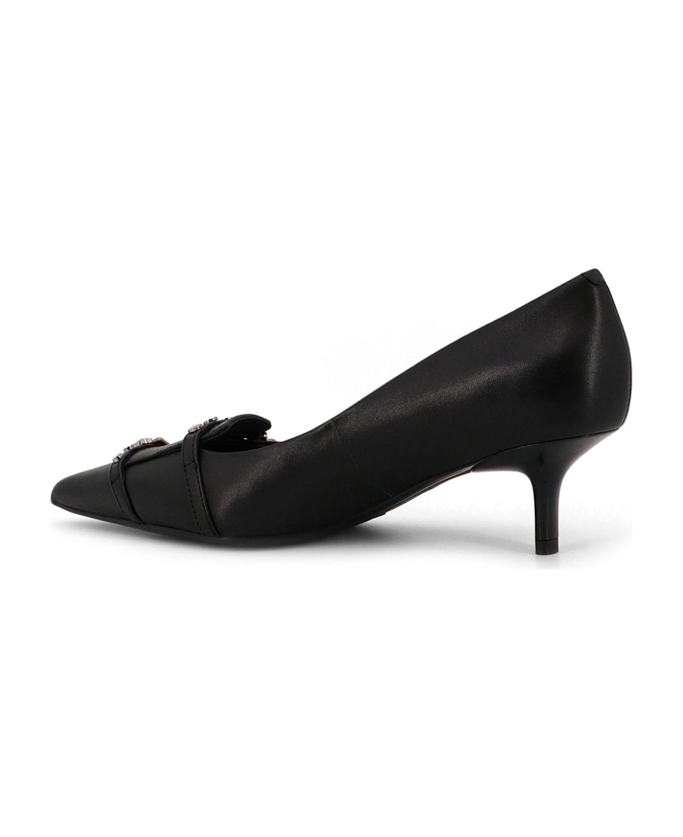 Pinko Gloria 12 Leather Pumps - Black