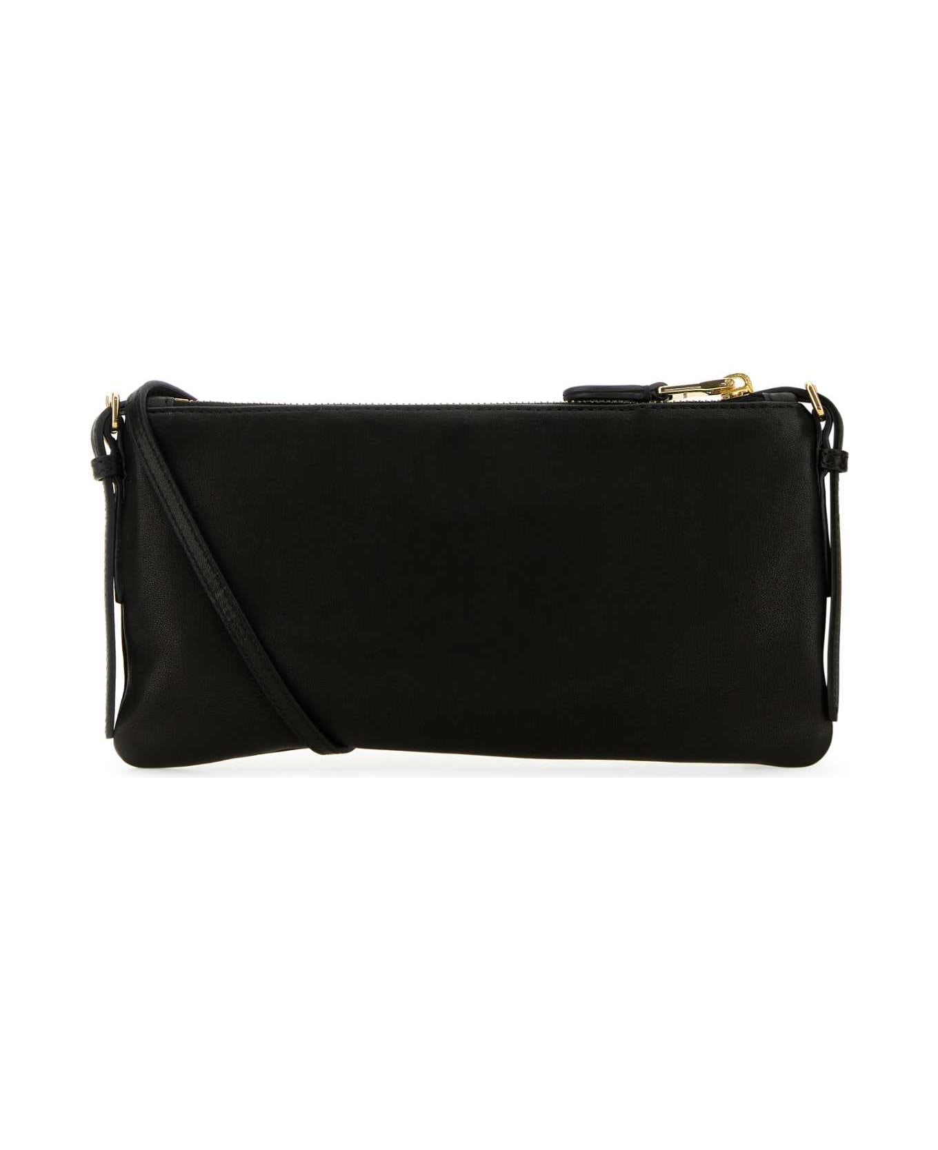 Miu Miu Black Leather Crossbody Bag - NERO