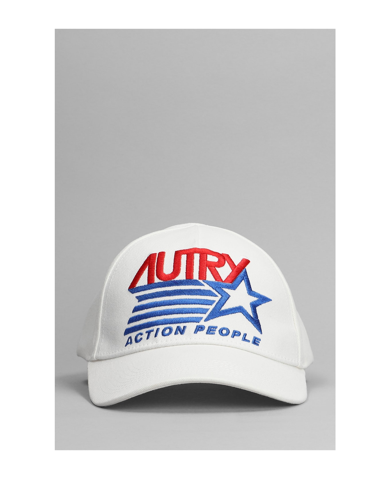 Autry Hats In White Cotton - white