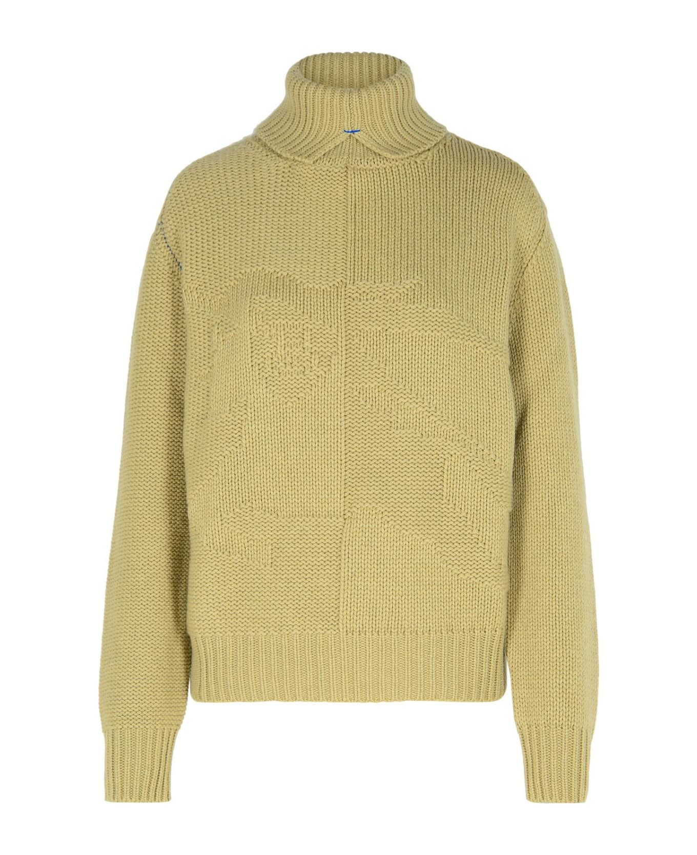 Burberry Green Cashmere Turtleneck Sweater - Green