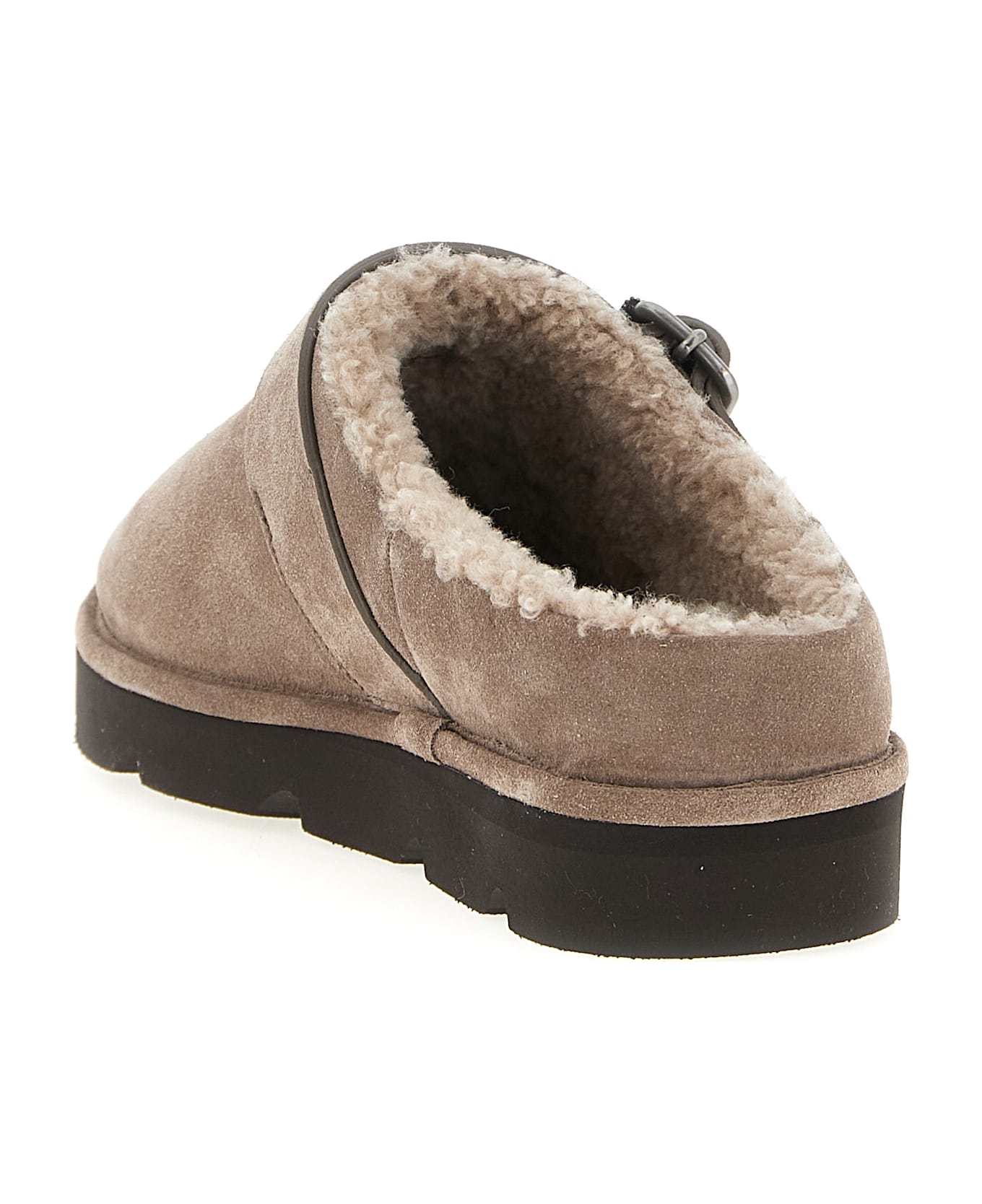 Brunello Cucinelli Monile Sabots - Beige