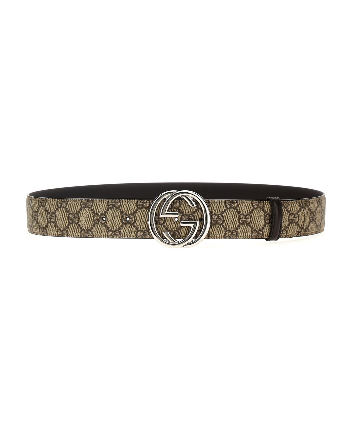 Gucci 'incrocio Gg' Belt - Beige ベルト