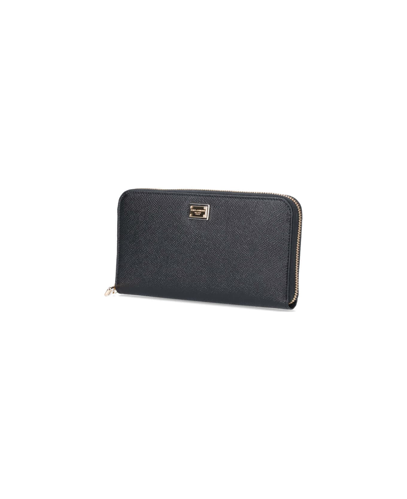Dolce & Gabbana Zip-around Wallet - Black  