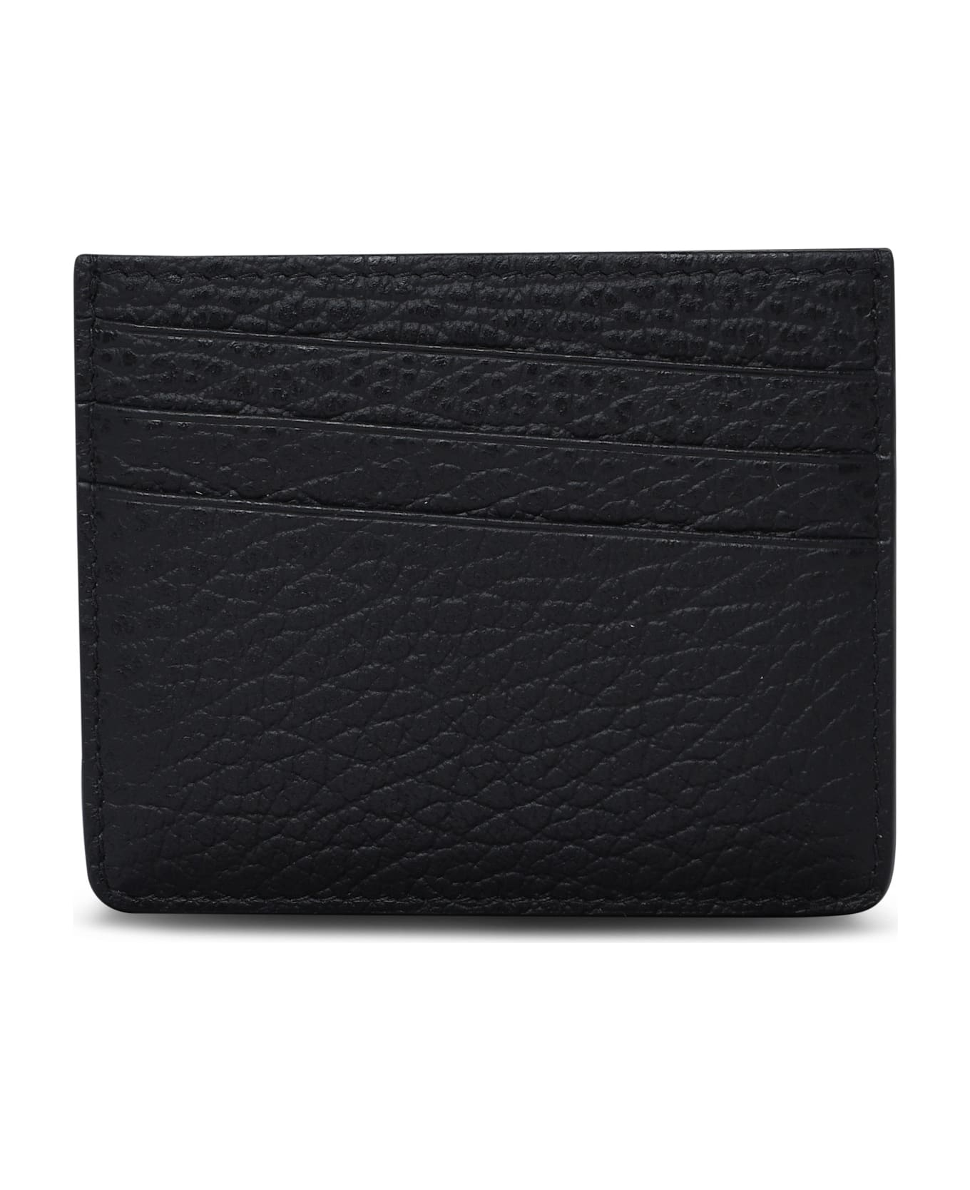 Maison Margiela Leather Card-holder - Black