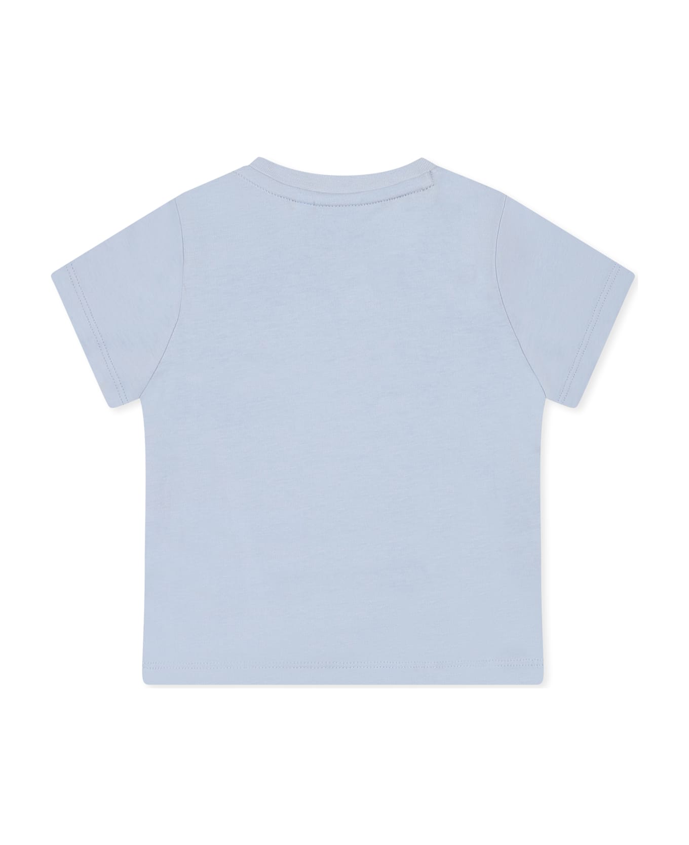 Hugo Boss Light Blue T-shirt For Baby Boy With Logo - Light Blue