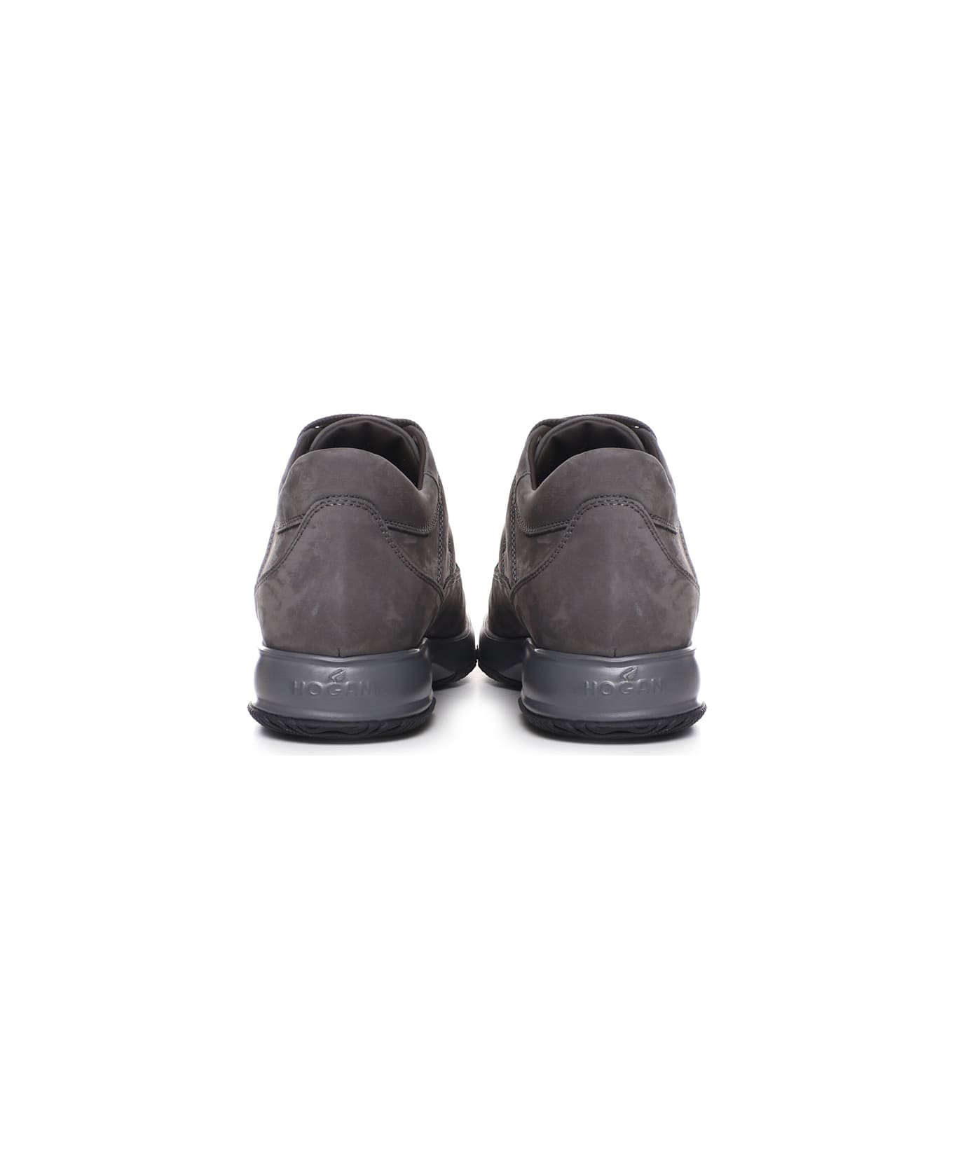 Hogan Interactive Grey Suede Sneakers - Grey