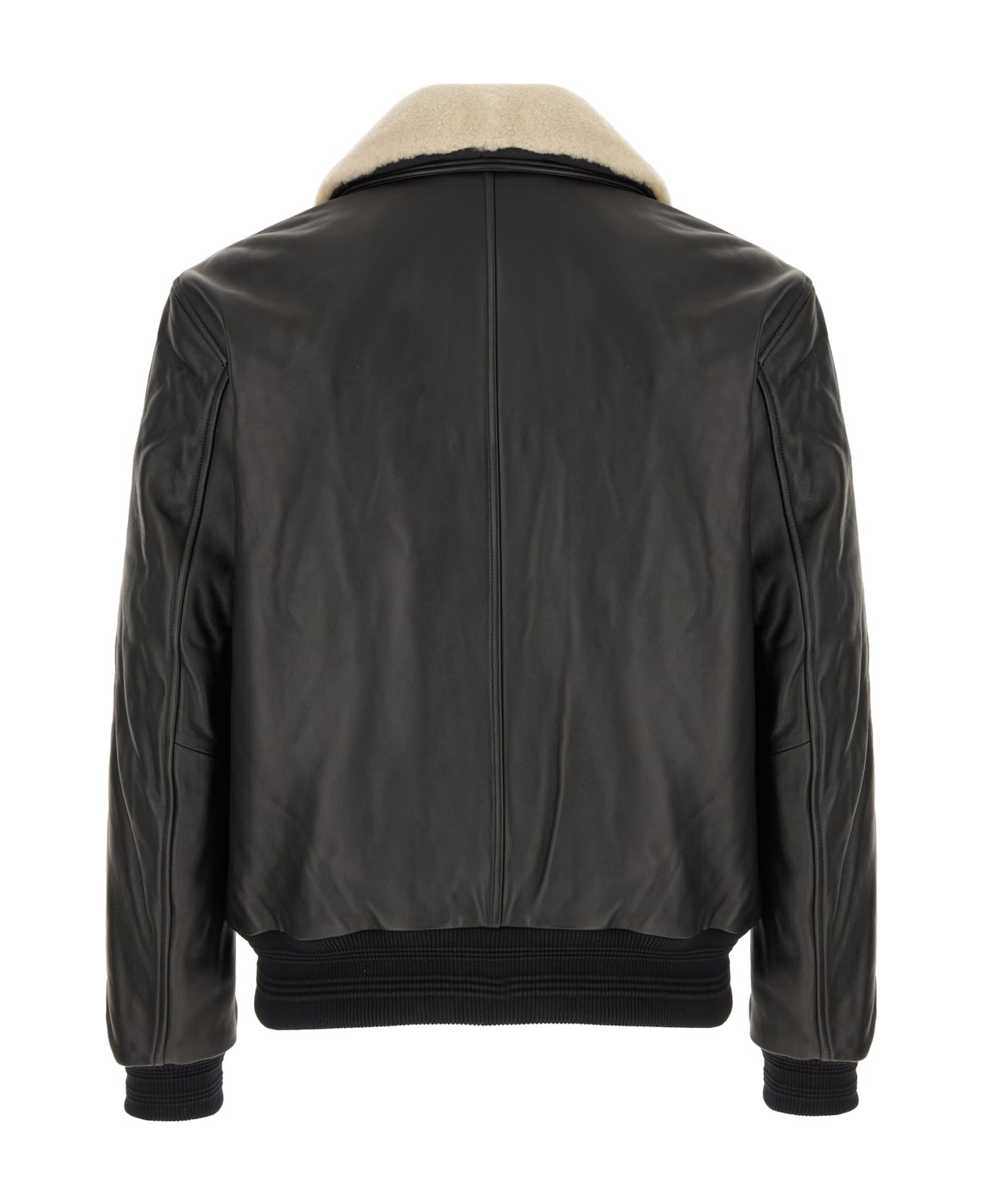 Moose Knuckles Black Synthetic Leather Jacket - Black