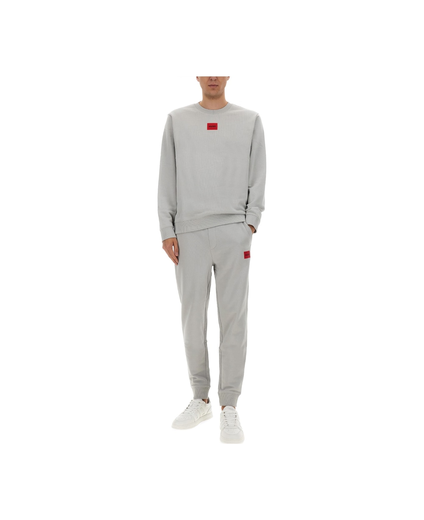 Hugo Boss Sweatshirt With Logo - GREY